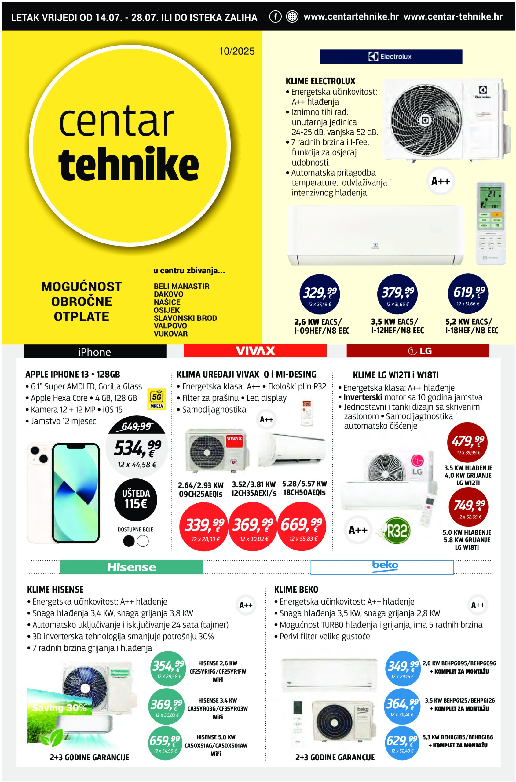 centar-tehnike - Prelistajte katalog Centar tehnike, vrijedi od 14.07. do 28.07. - page: 1