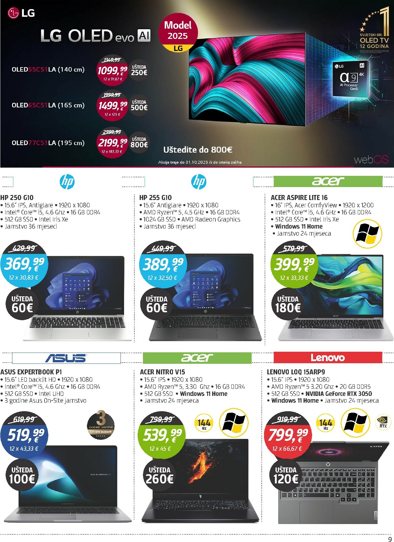 centar-tehnike - Prelistajte katalog Centar tehnike, vrijedi od 20.10. do 03.11. - page: 9