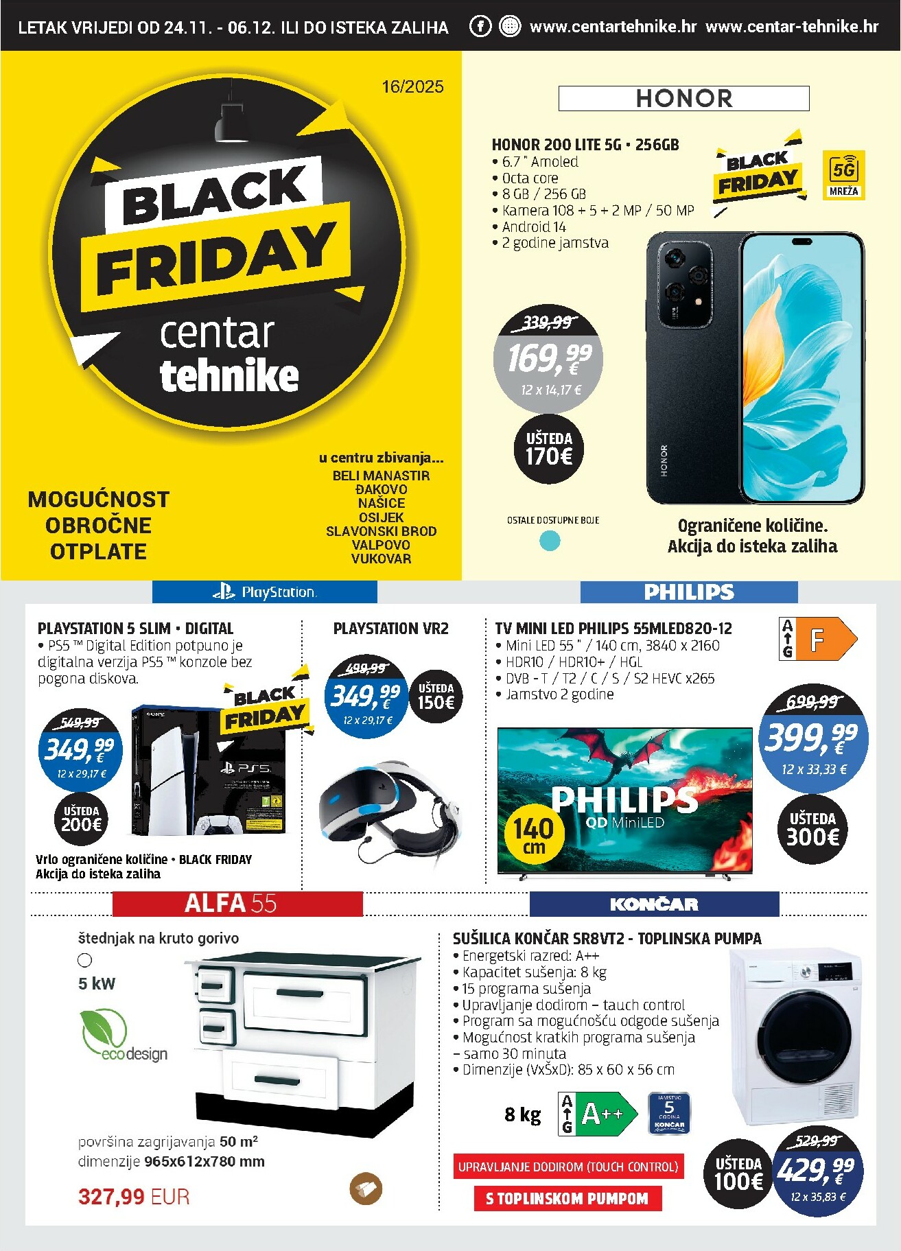 centar-tehnike - Prelistajte katalog Centar tehnike - Black Friday, vrijedi od 24.11. do 06.12.