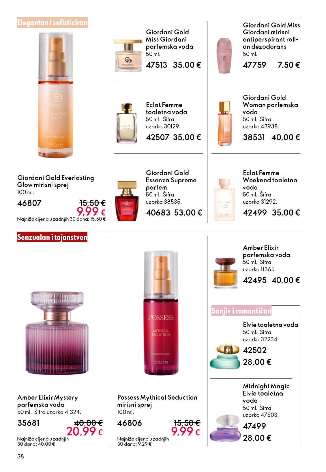 oriflame - Aktualni katalog Oriflame od srijede, 03.06.2026 do utorka, 23.06.2026 - page: 38