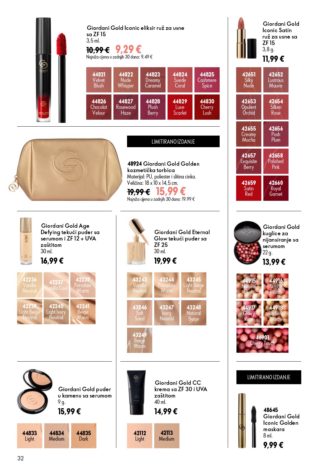 oriflame - Aktualni katalog Oriflame od srijede, 15.07.2026 do utorka, 04.08.2026 - page: 32