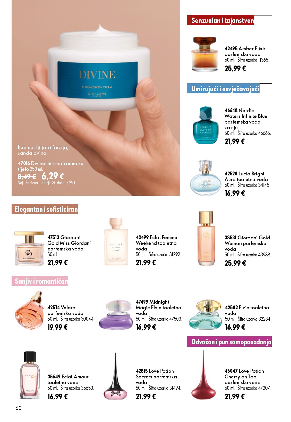 oriflame - Aktualni katalog Oriflame od srijede, 15.07.2026 do utorka, 04.08.2026 - page: 60