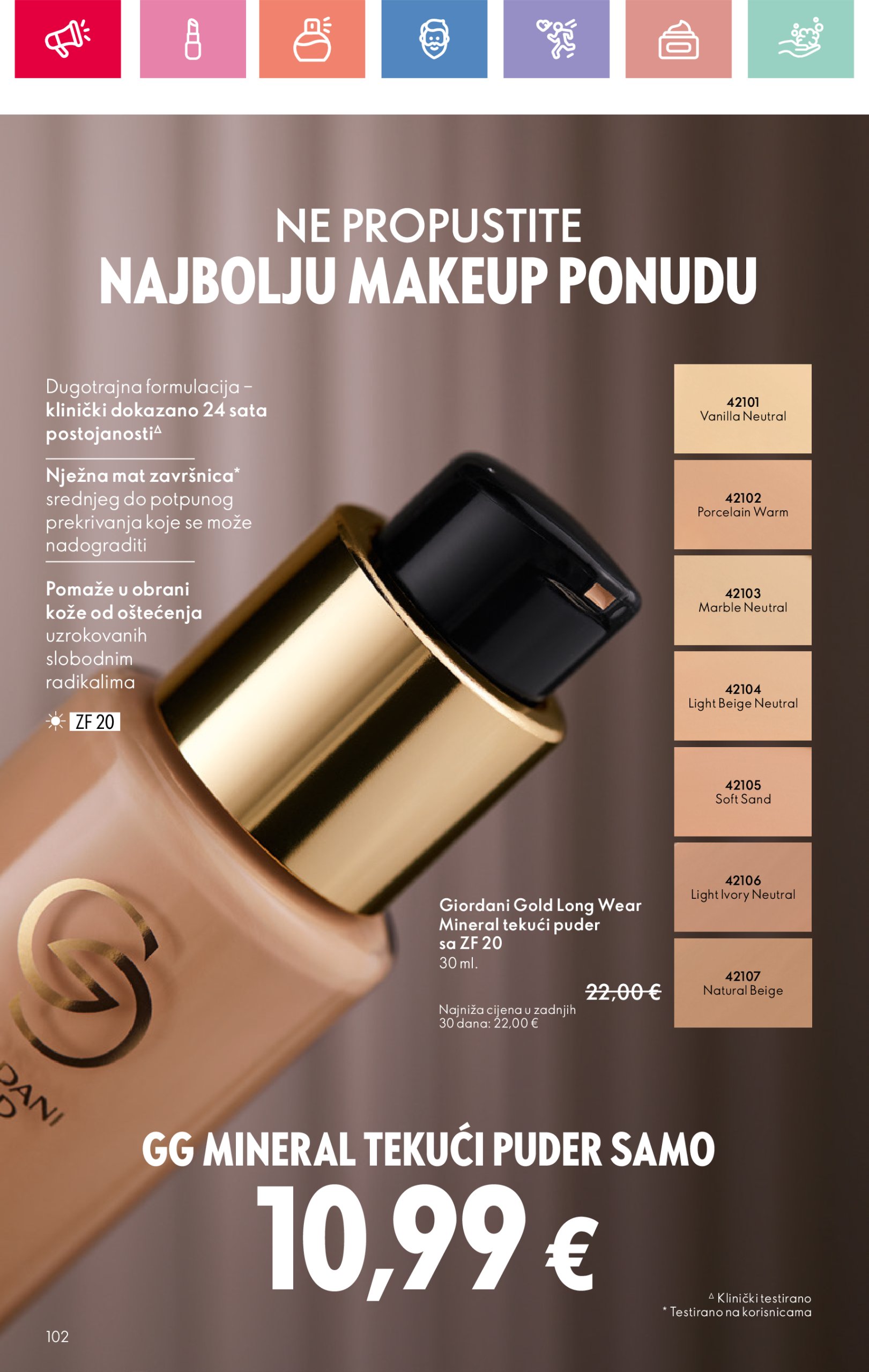 oriflame - Oriflame katalog vrijedi od 05.01. do 25.01. - page: 102 oriflame - Oriflame katalog vrijedi od 05.01. do 25.01. - page: 102