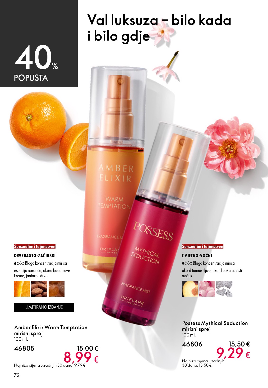 oriflame - Aktualni Oriflame katalog vrijedi od srijede 22.04.2026 do utorka 12.05.2026 - page: 72