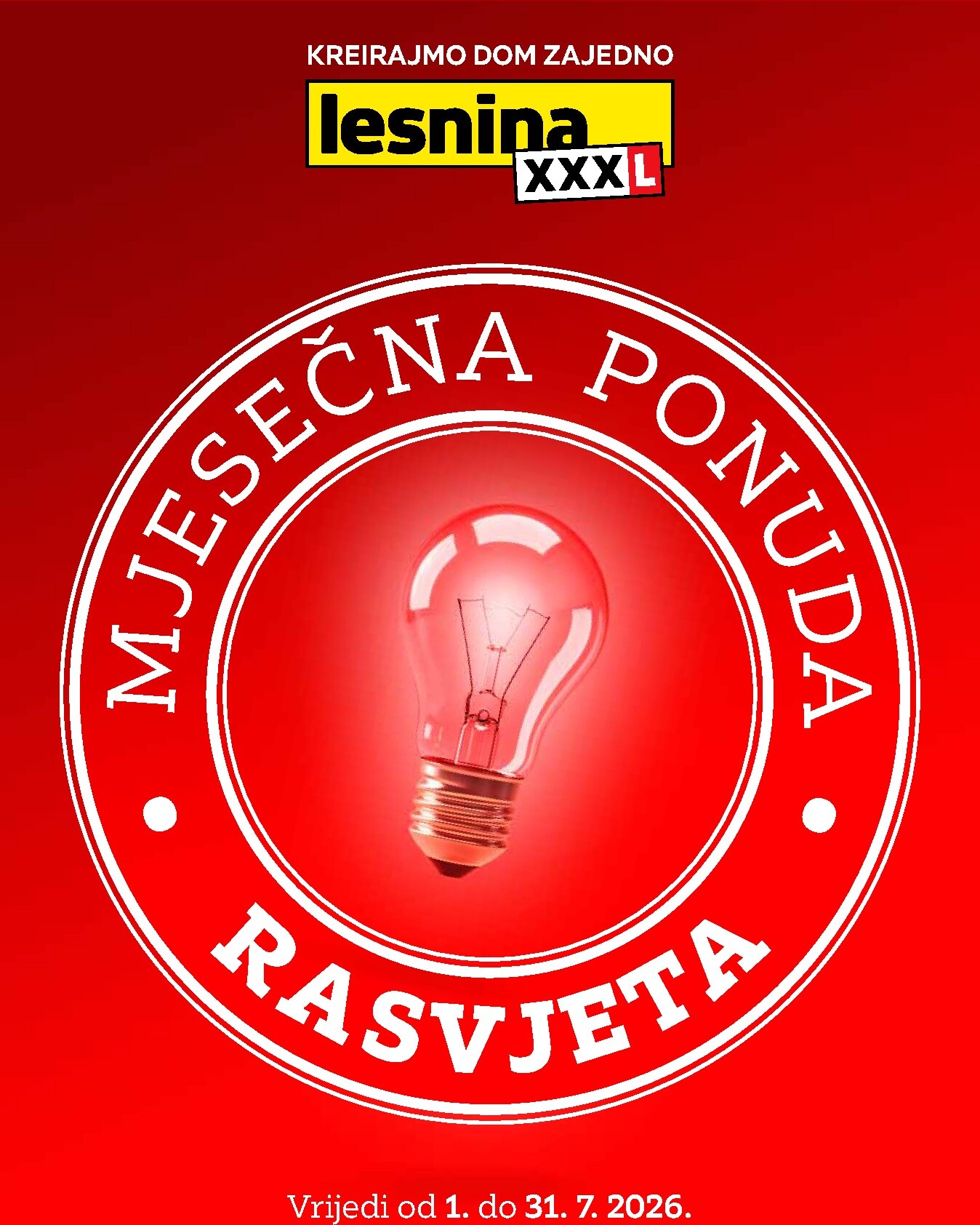 lesnina-xxxl - Aktualni katalog Lesnina - Mjesečna ponuda od srijede, 01.07.2026 do petka, 31.07.2026
