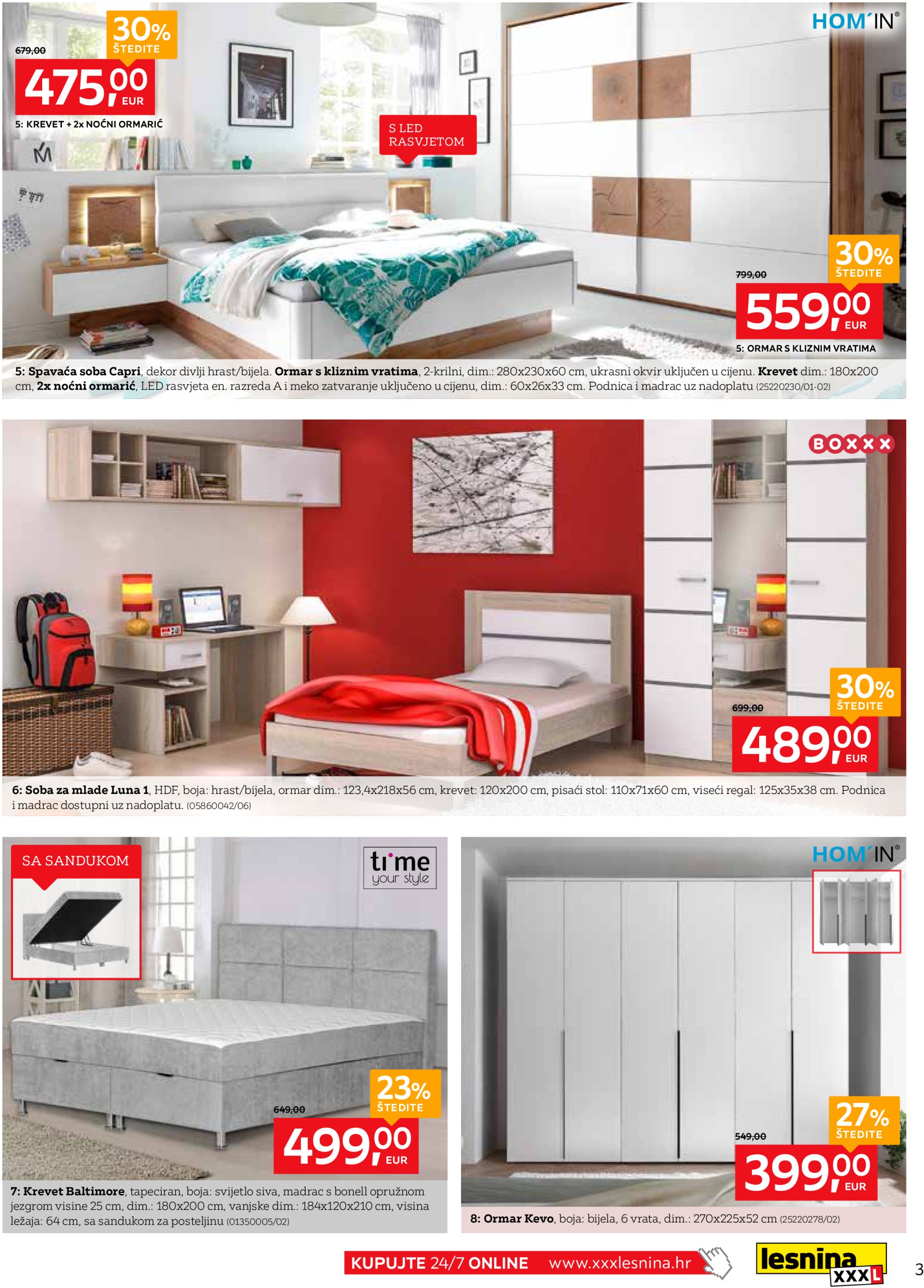 lesnina-xxxl - Lesnina - Za opuštene snove katalog vrijedi od 02.05. do 28.05. - page: 3