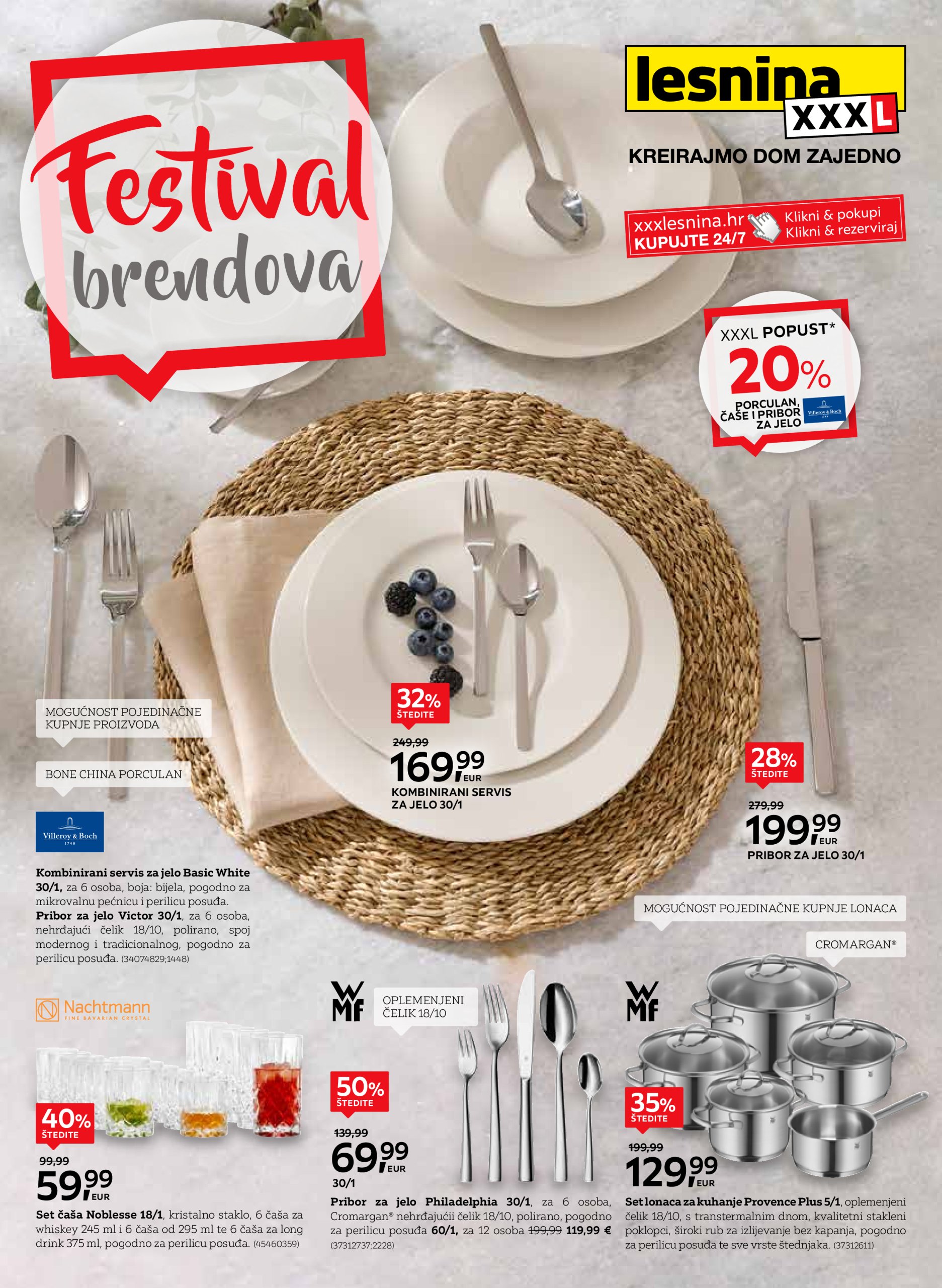 lesnina-xxxl - Prelistajte ovaj Lesnina - Festival brendova - oprema za dom katalog, vrijedi od 02.06. do 26.06.