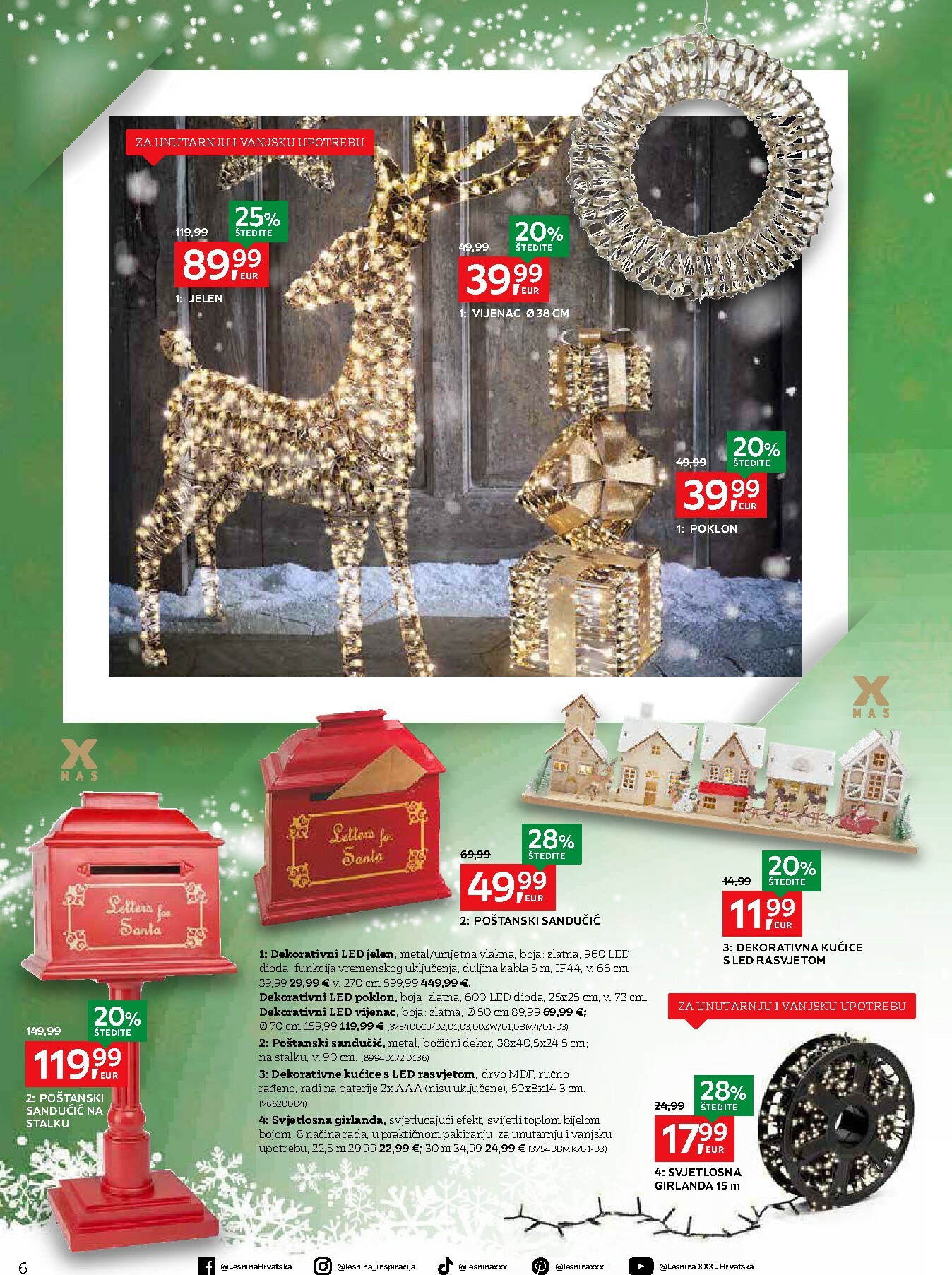 lesnina-xxxl - Prelistajte katalog Lesnina - Čarolija Božića, vrijedi od 29.10. do 30.11. - page: 6