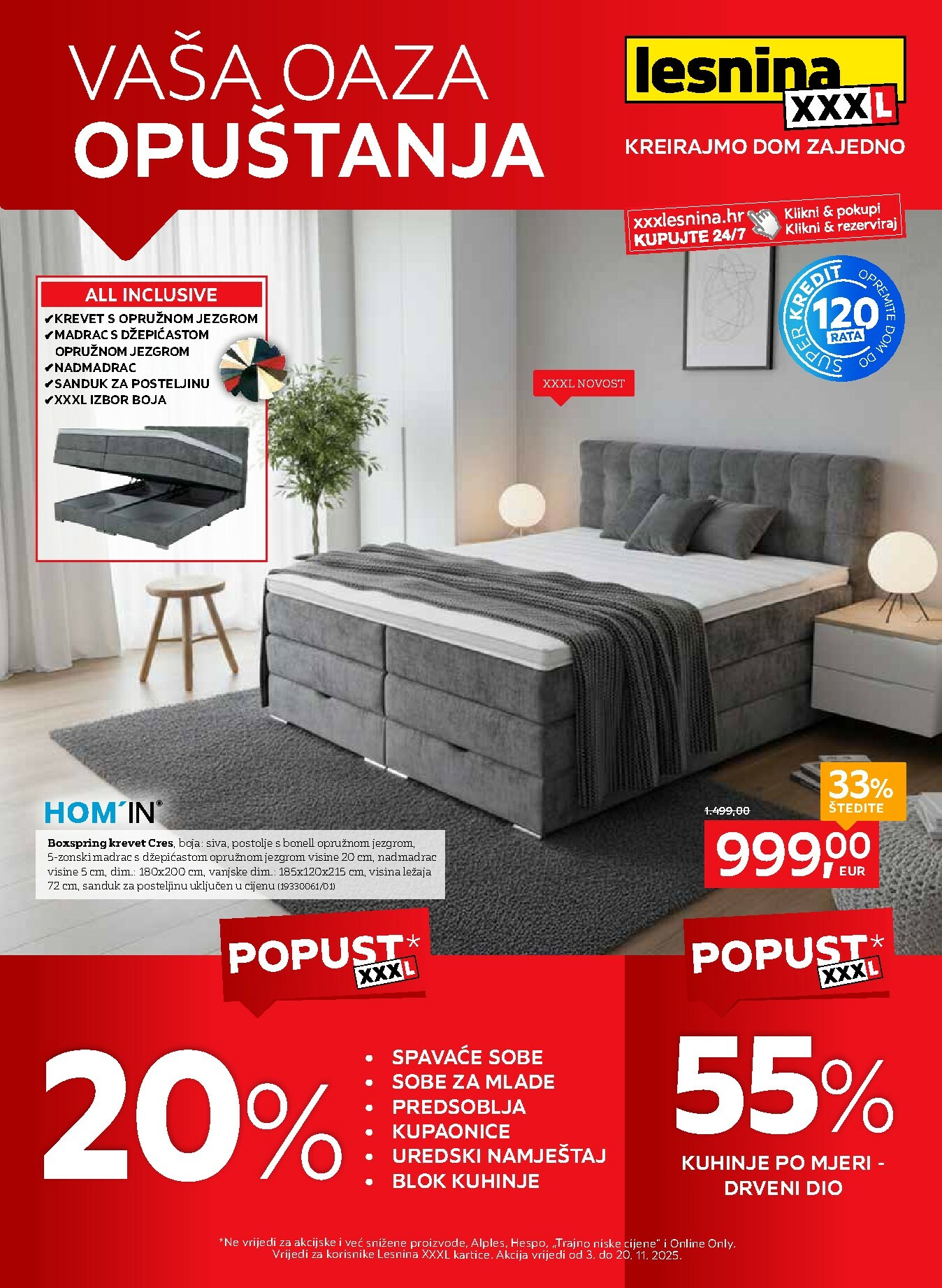 lesnina-xxxl - Prelistajte katalog Lesnina - Vaša oaza opuštanja, vrijedi od 03.11. do 20.11.