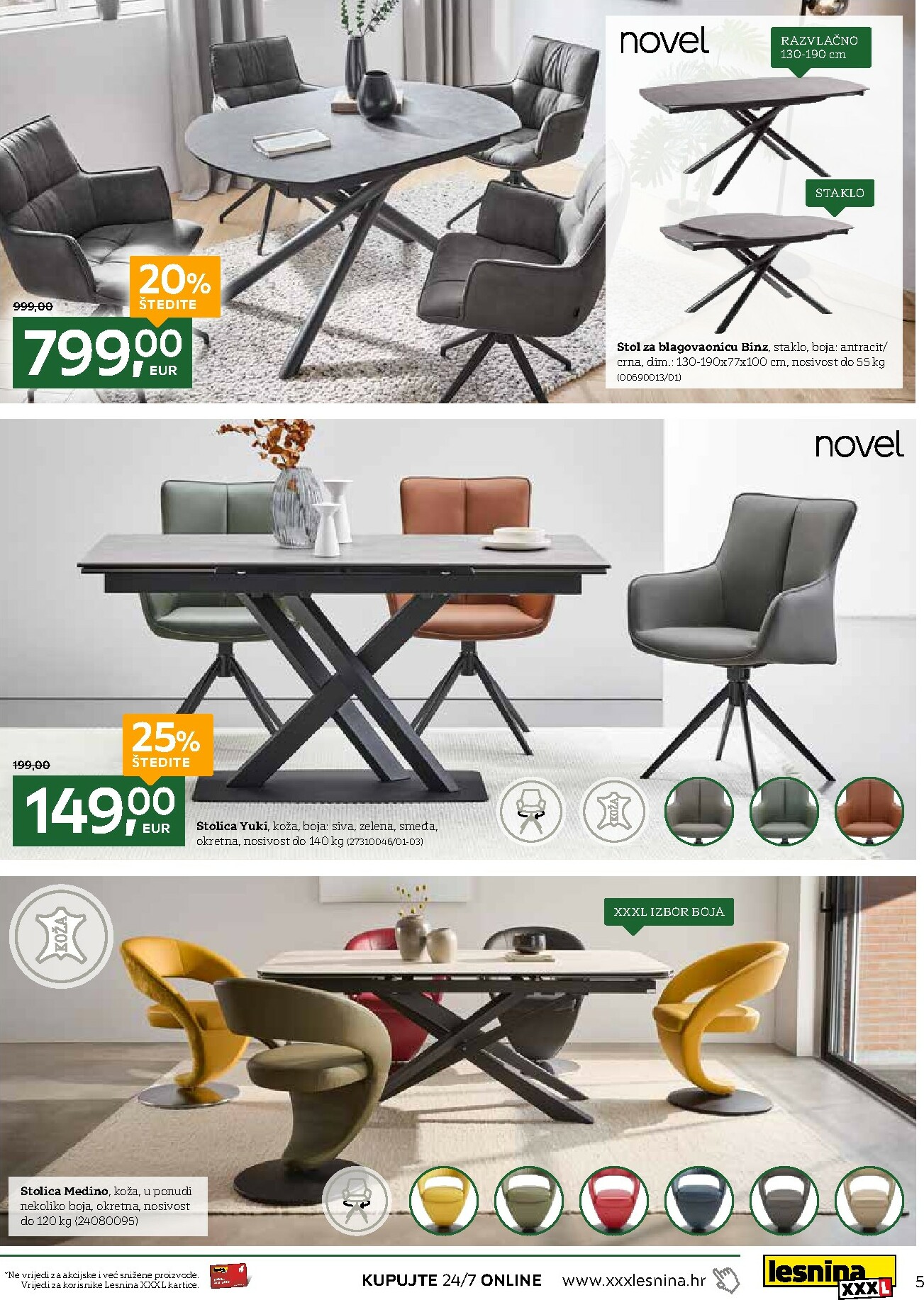 lesnina-xxxl - Prelistajte katalog Lesnina - Blagovanje sa stilom, vrijedi od 03.11. do 20.11. - page: 5
