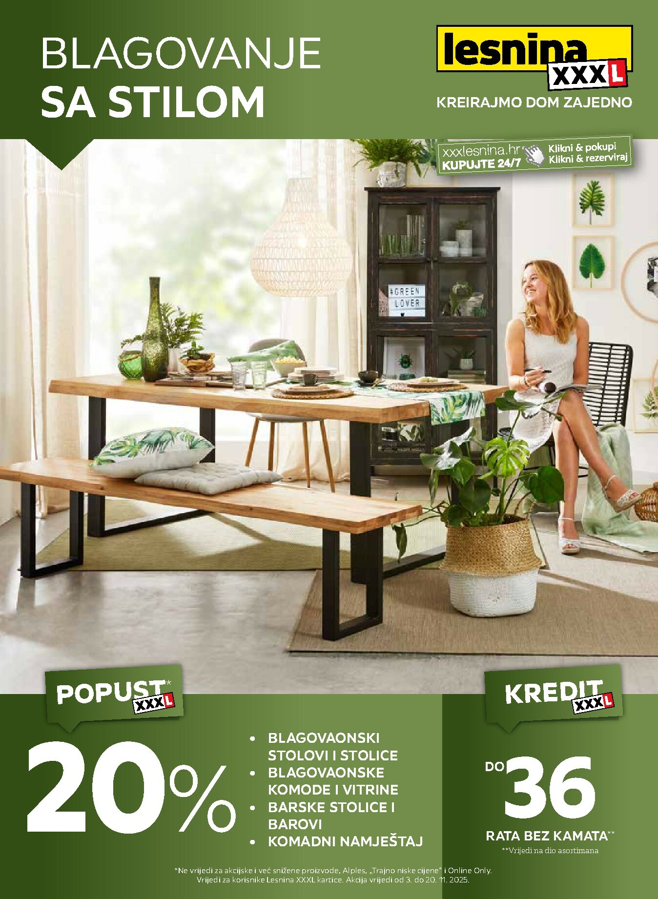lesnina-xxxl - Prelistajte katalog Lesnina - Blagovanje sa stilom, vrijedi od 03.11. do 20.11.