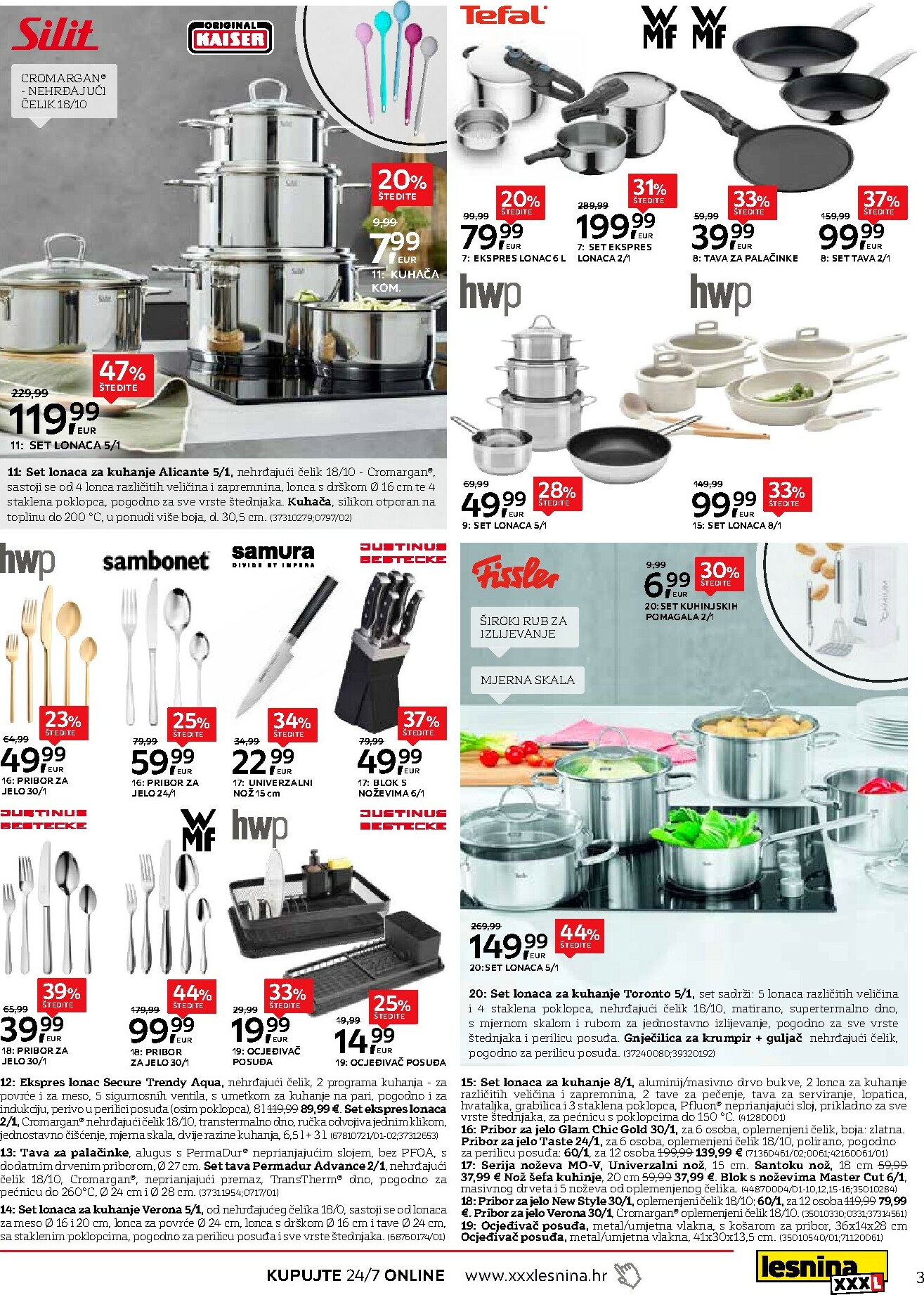 lesnina-xxxl - Prelistajte katalog Lesnina - Umijeće kuhanja, vrijedi od 03.11. do 20.11. - page: 3