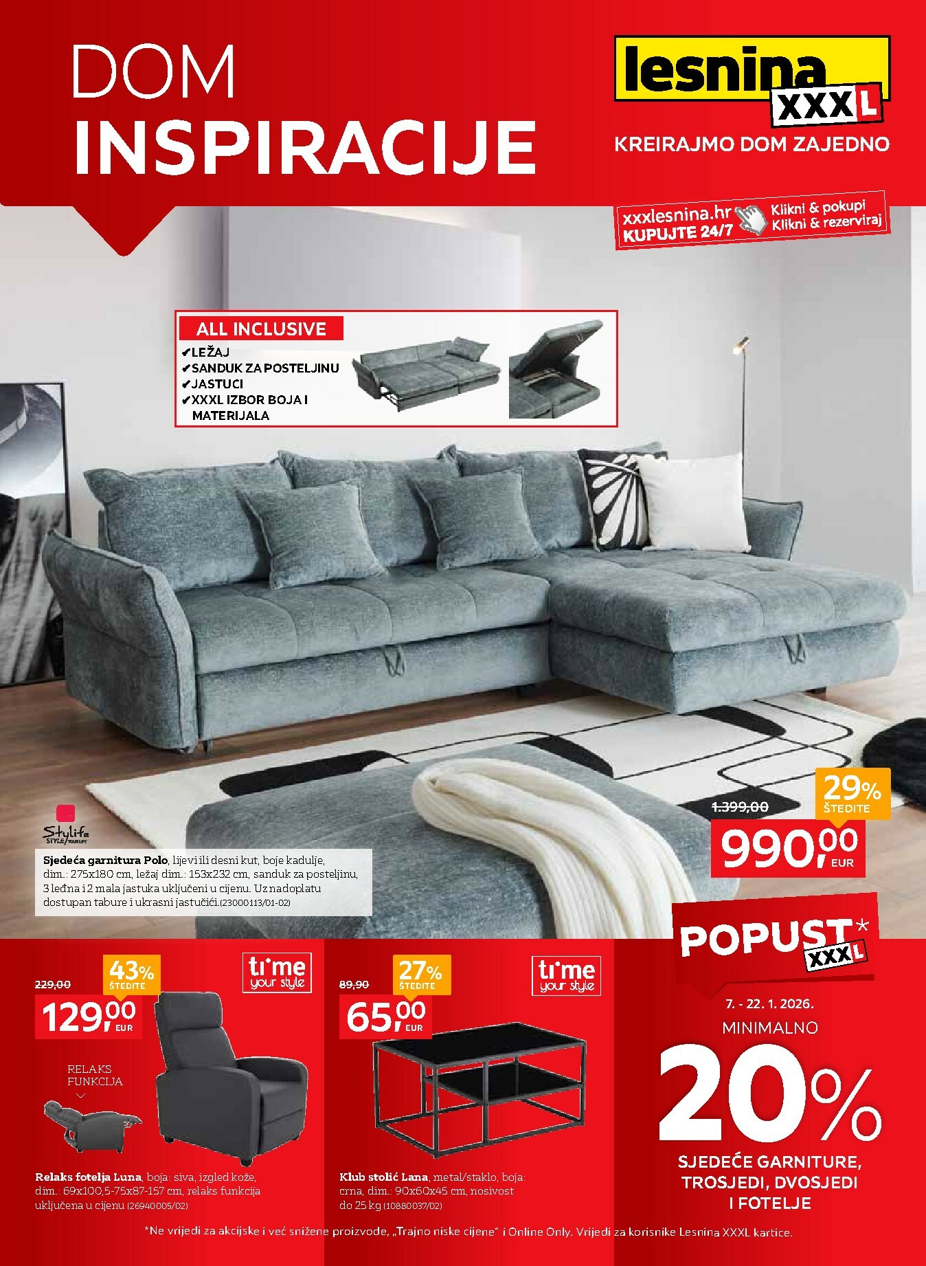 lesnina-xxxl - Prelistajte katalog Lesnina, vrijedi od 07.01. do 22.01.