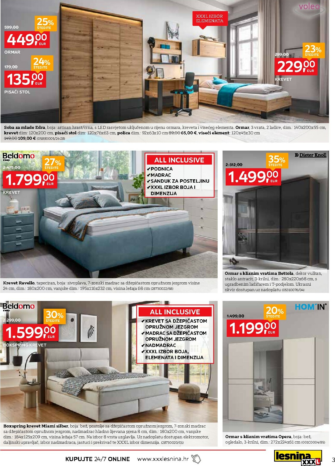 lesnina-xxxl - Prelistajte katalog Lesnina - Za ugodne snove, vrijedi od 27.01.2026 do 19.02.2026 - page: 3