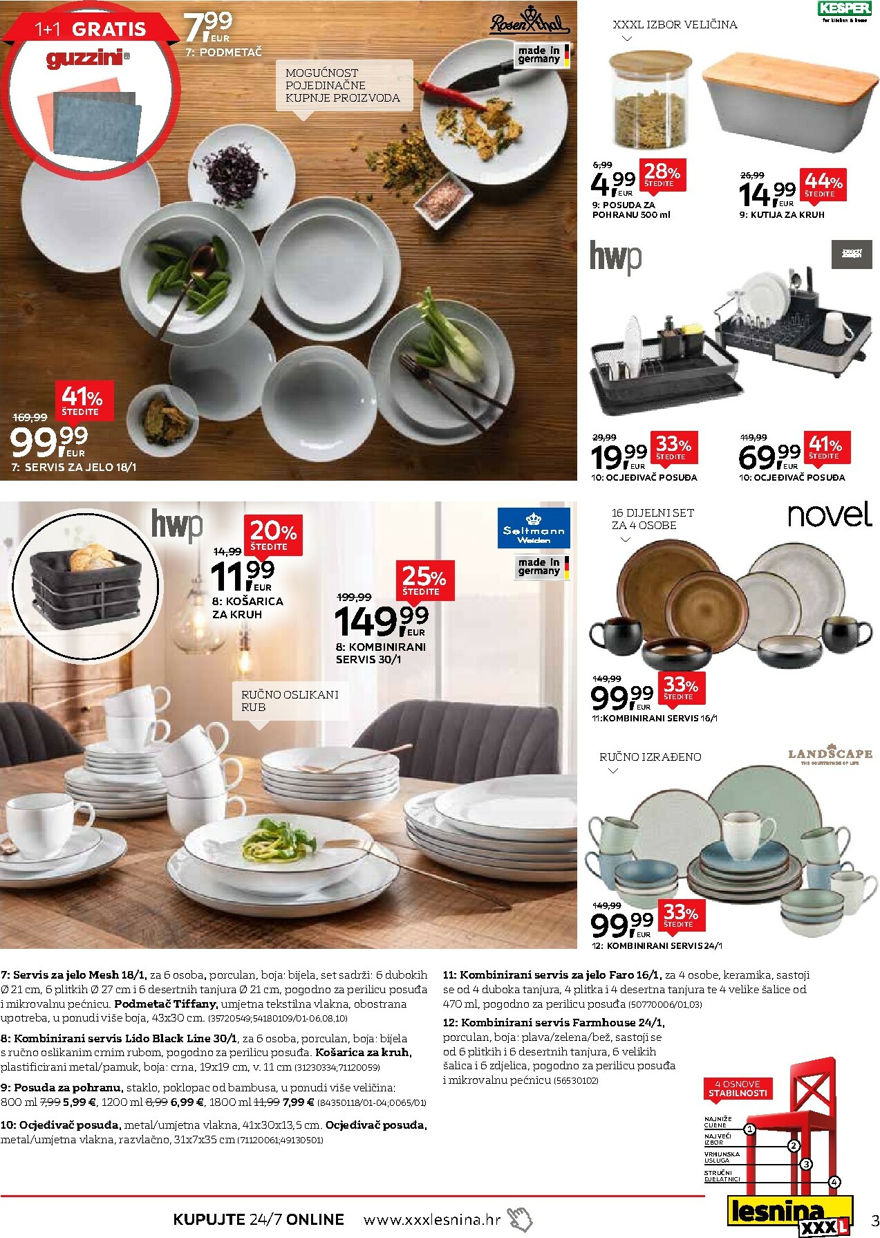 lesnina-xxxl - Prelistajte katalog Lesnina - Elegancija na stolu, vrijedi od 27.01.2026 do 19.02.2026 - page: 3
