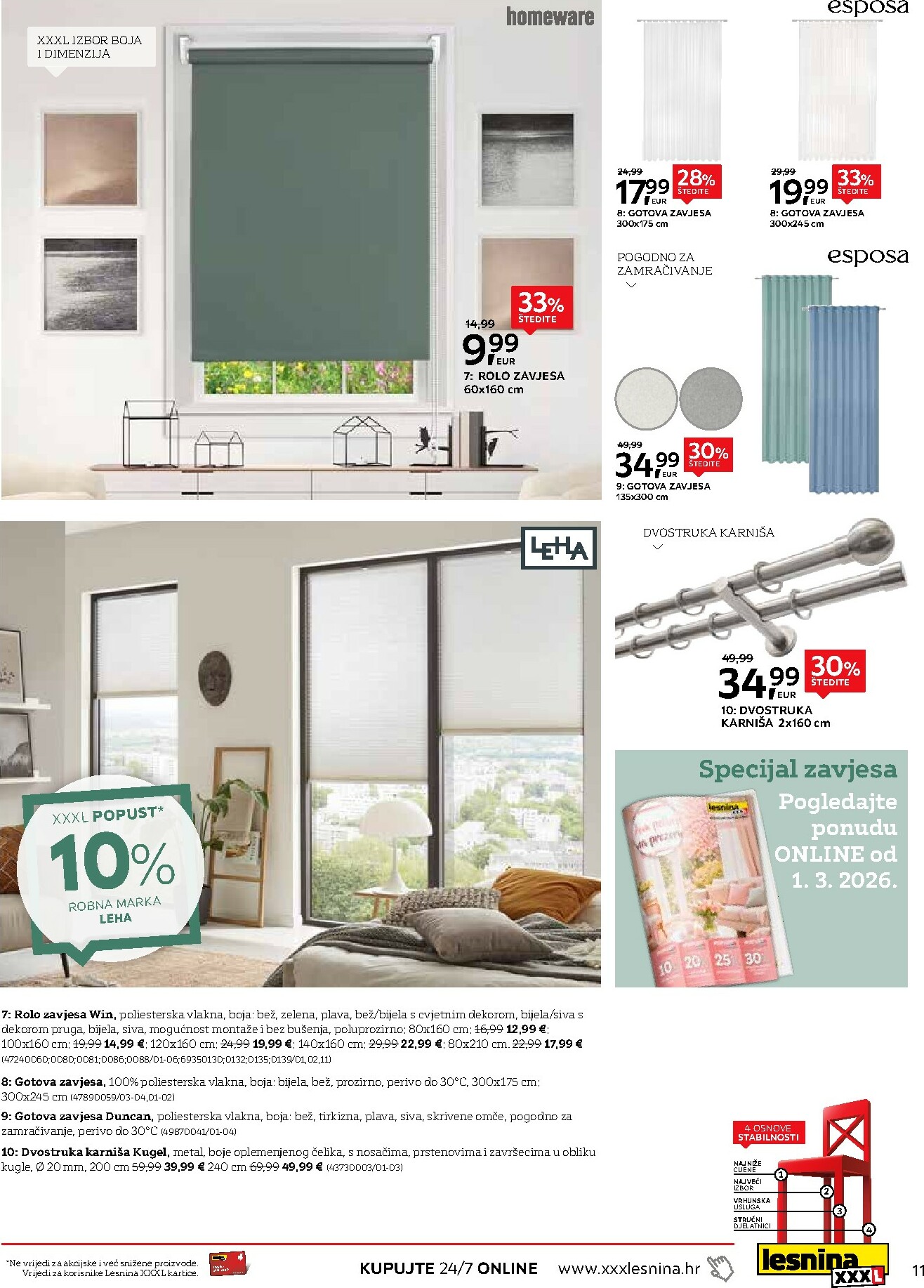 lesnina-xxxl - Prelistajte katalog Lesnina - Elegancija na stolu, vrijedi od 27.01.2026 do 19.02.2026 - page: 11
