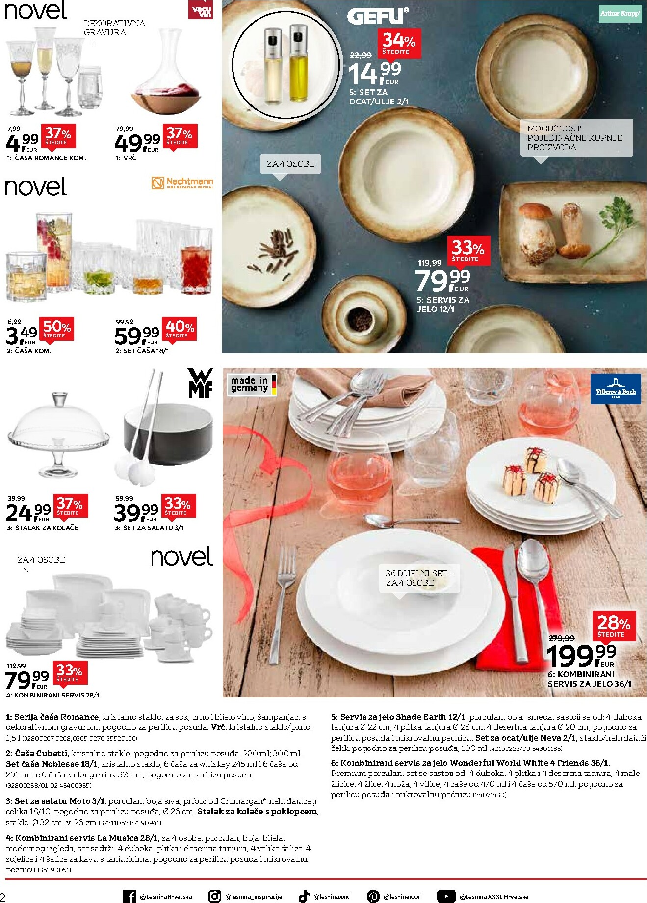 lesnina-xxxl - Prelistajte katalog Lesnina - Elegancija na stolu, vrijedi od 27.01.2026 do 19.02.2026 - page: 2