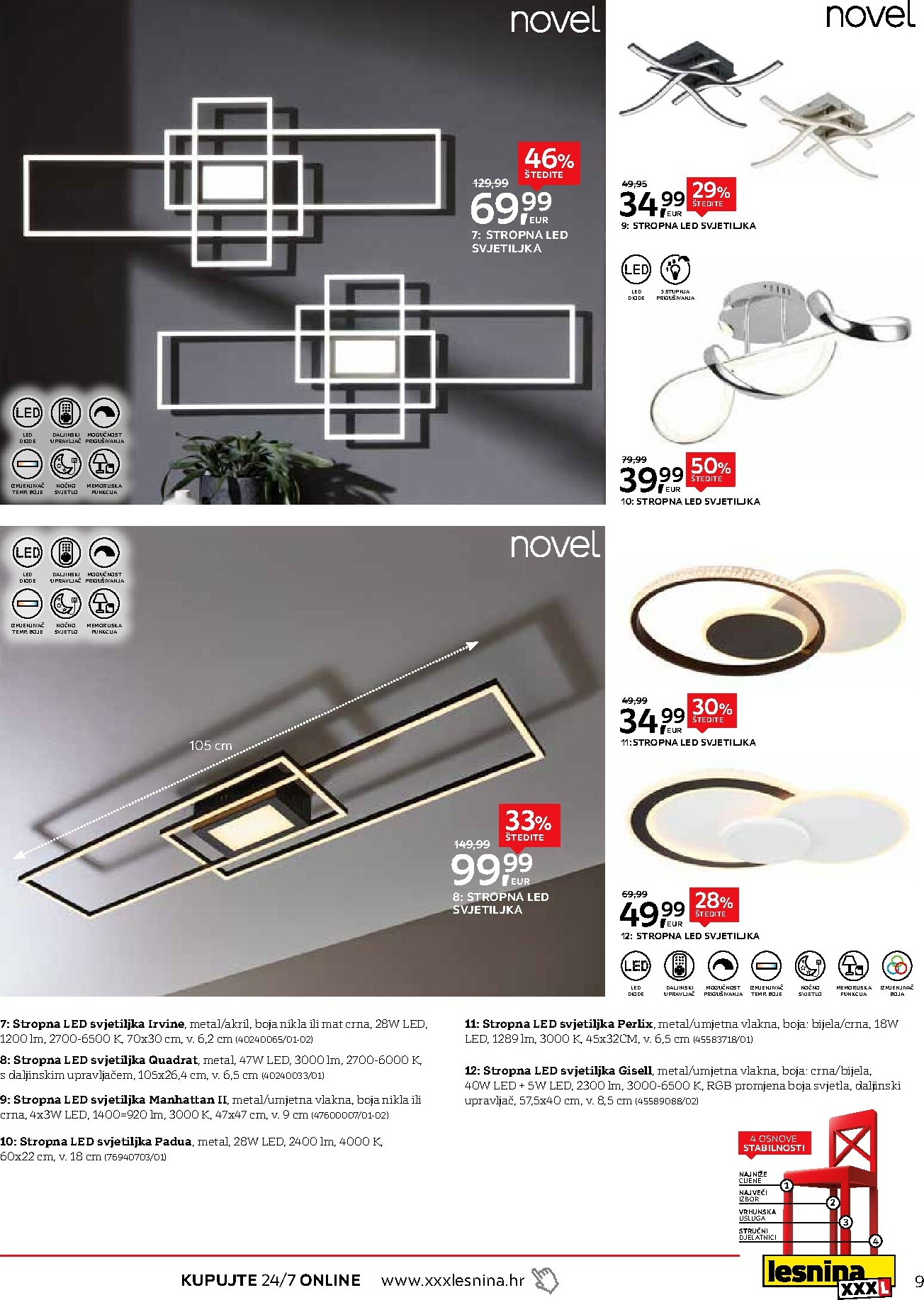 lesnina-xxxl - Prelistajte katalog Lesnina - Moderna rješenja rasvjete, vrijedi od 02.02.2026 do 28.02.2026 - page: 9
