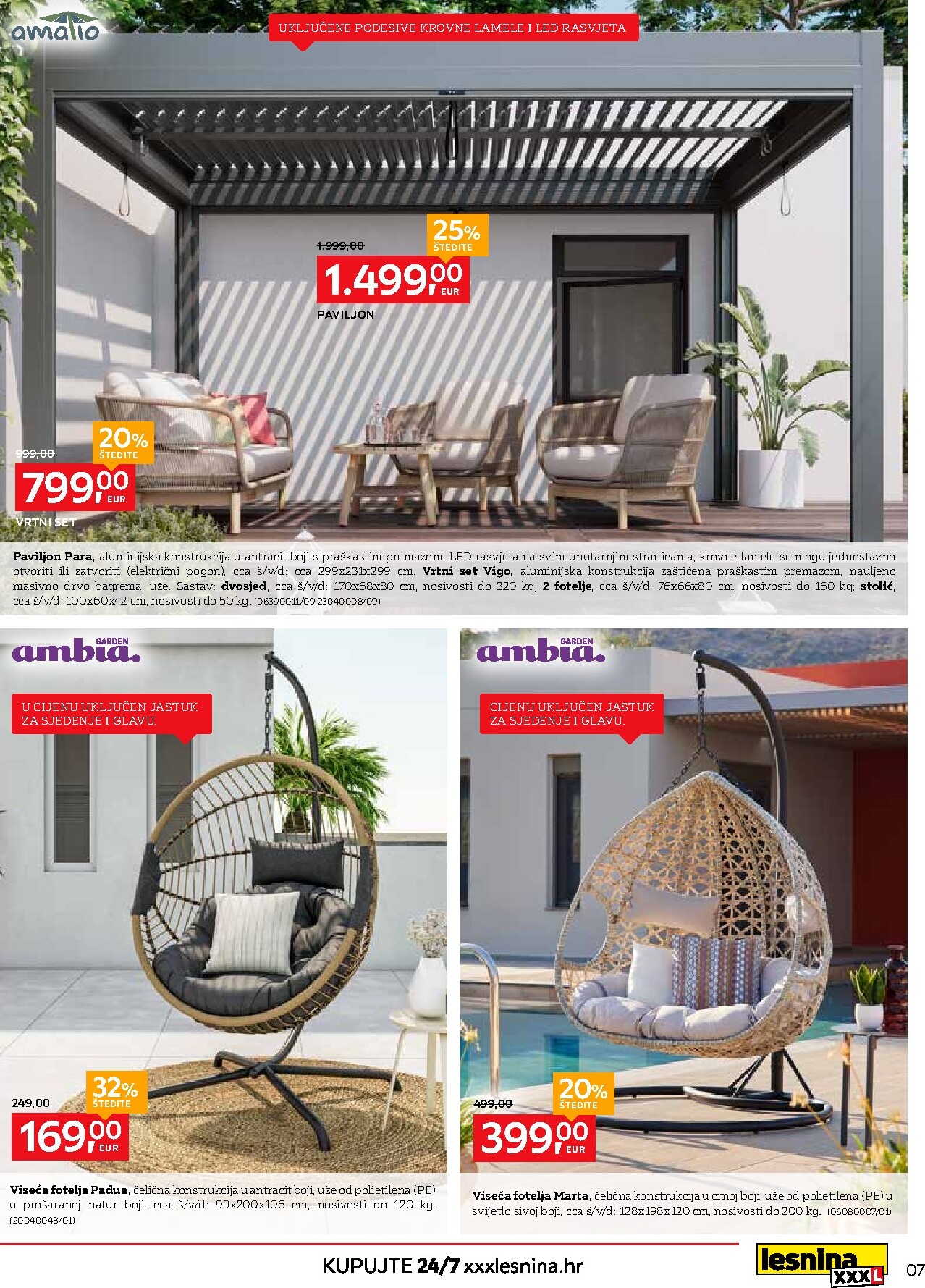 lesnina-xxxl - Prelistajte katalog Lesnina - Uživanje na otvorenom, vrijedi od 24.02.2026 do 26.03.2026 - page: 7