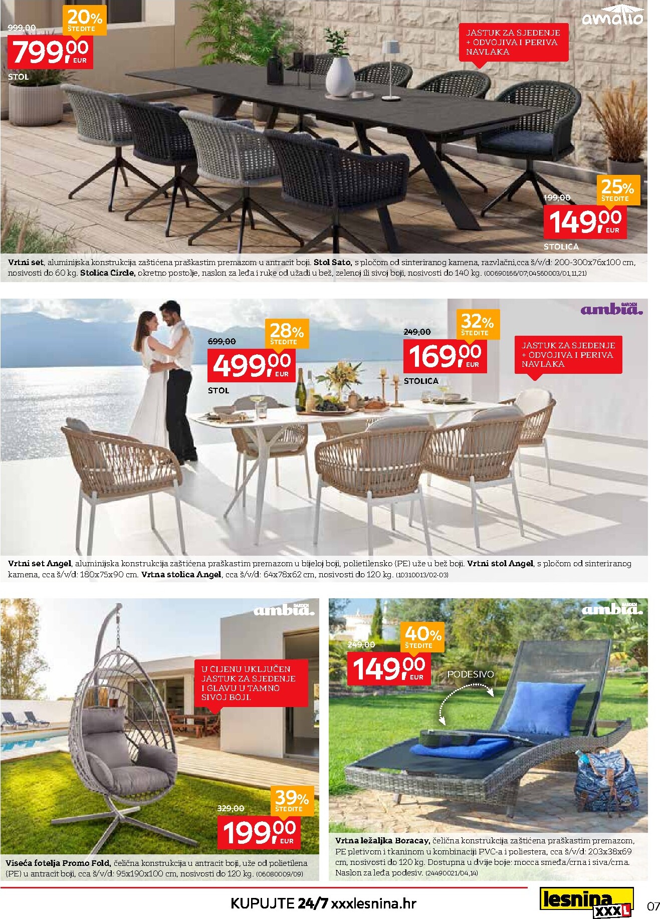 lesnina-xxxl - Aktualni Lesnina - Vaš osjećaj doma katalog vrijedi od utorka 28.04.2026 do petka 29.05.2026 - page: 7