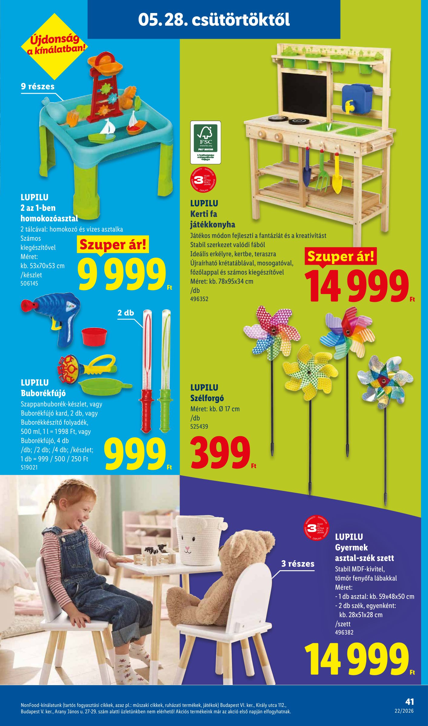lidl - Lidl hirdetmény a következő hétre csütörtöktől 2026.05.28.-tól szerdától 2026.06.03.-ig - page: 41