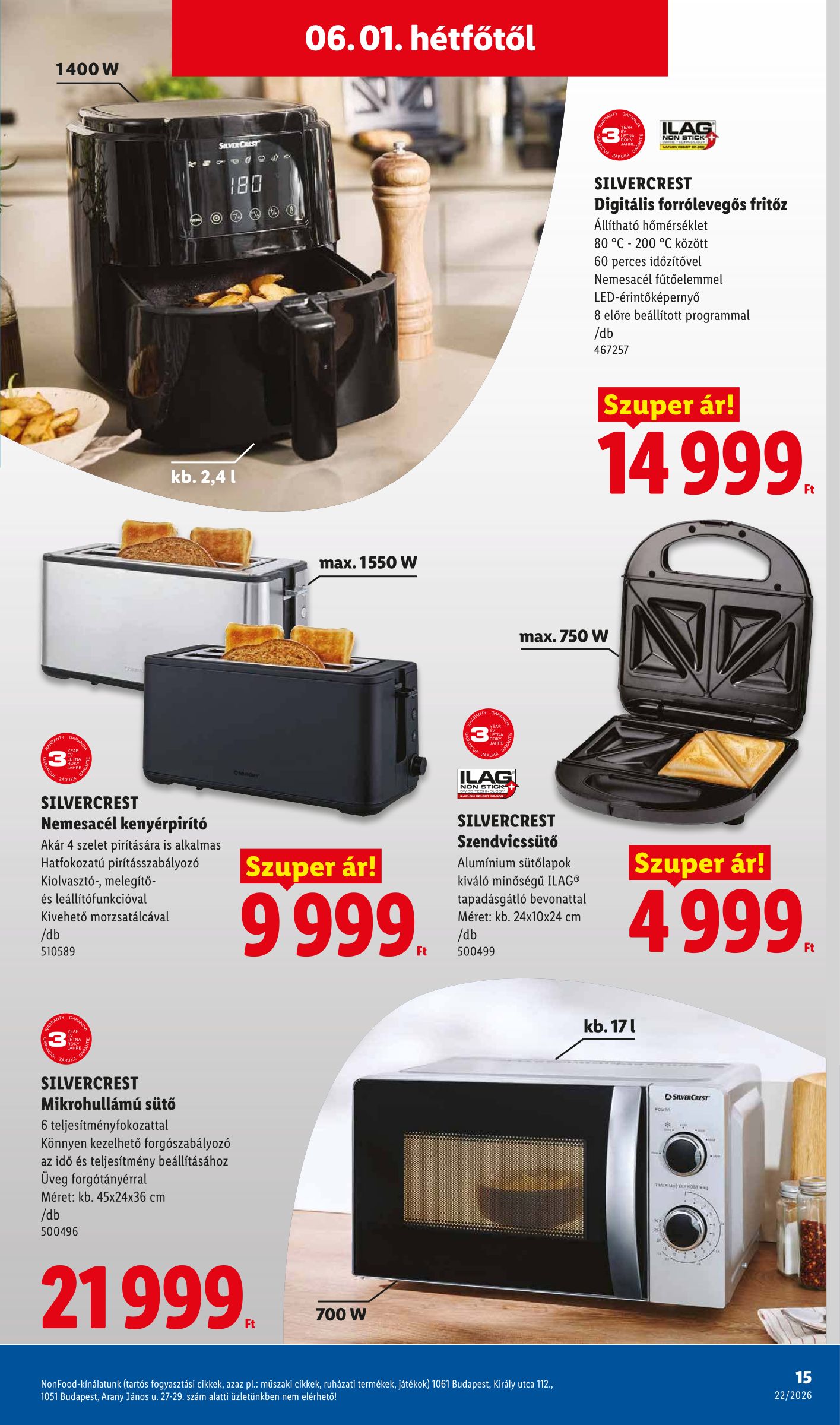 lidl - Lidl - Nonfood hirdetmény a következő hétre csütörtöktől 2026.05.28.-tól szerdától 2026.06.03.-ig - page: 15