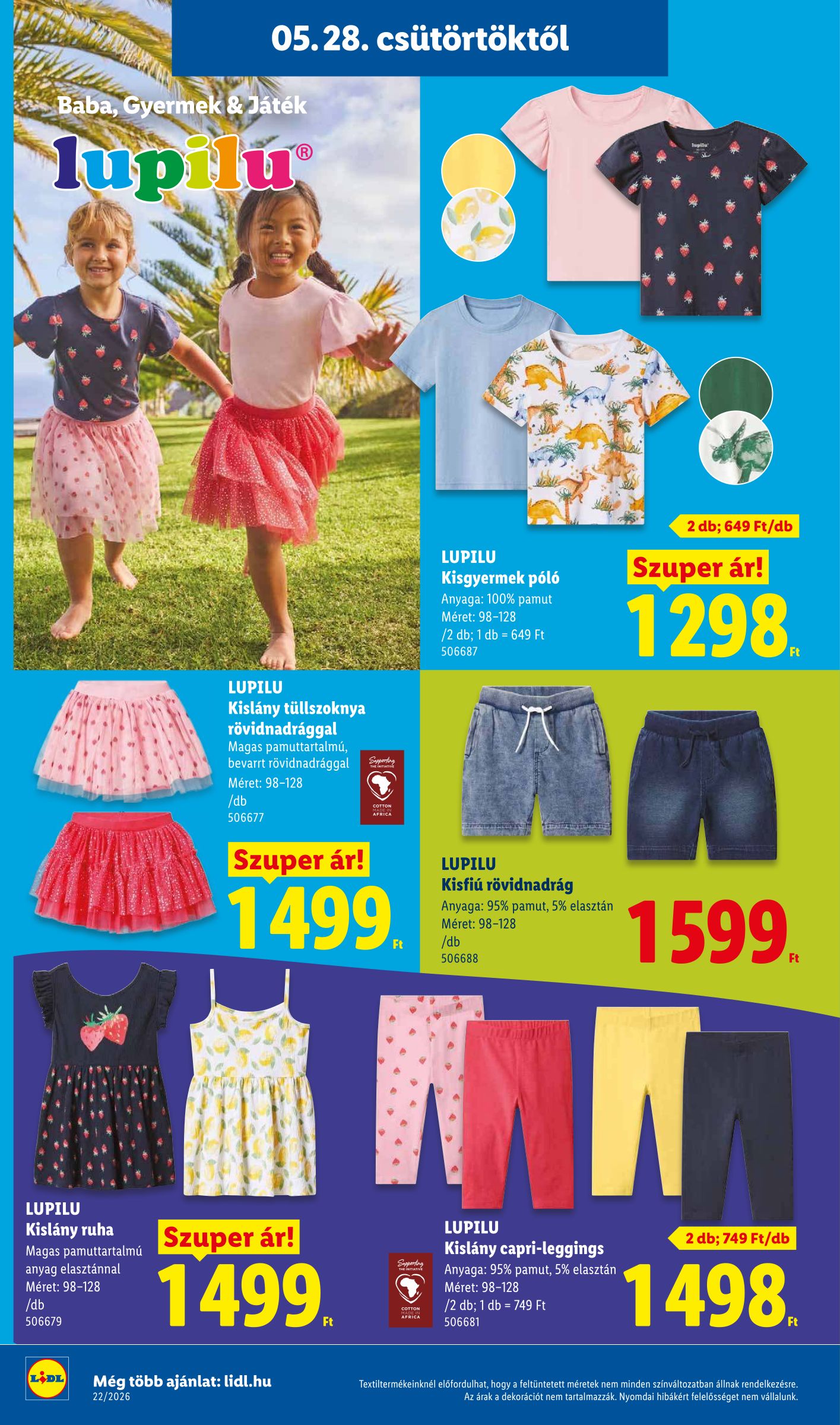 lidl - Lidl - Nonfood hirdetmény a következő hétre csütörtöktől 2026.05.28.-tól szerdától 2026.06.03.-ig - page: 6
