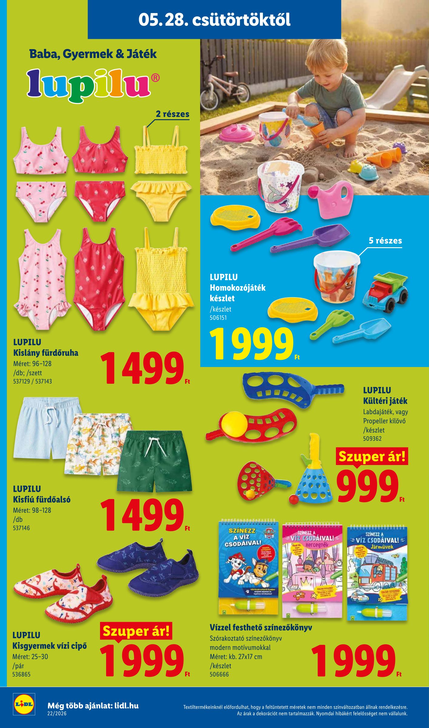lidl - Lidl - Nonfood hirdetmény a következő hétre csütörtöktől 2026.05.28.-tól szerdától 2026.06.03.-ig - page: 8