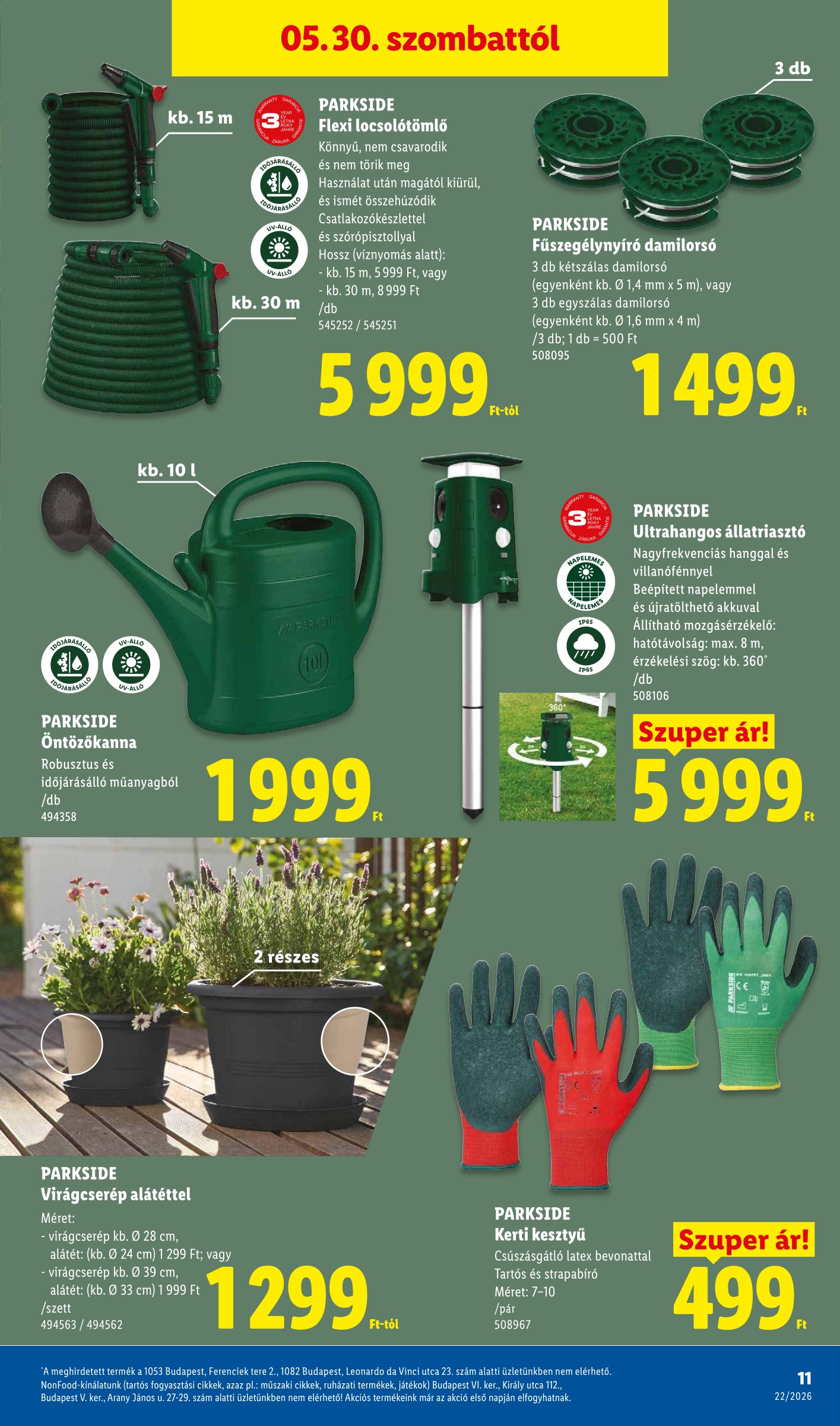 lidl - Lidl - Nonfood hirdetmény a következő hétre csütörtöktől 2026.05.28.-tól szerdától 2026.06.03.-ig - page: 11