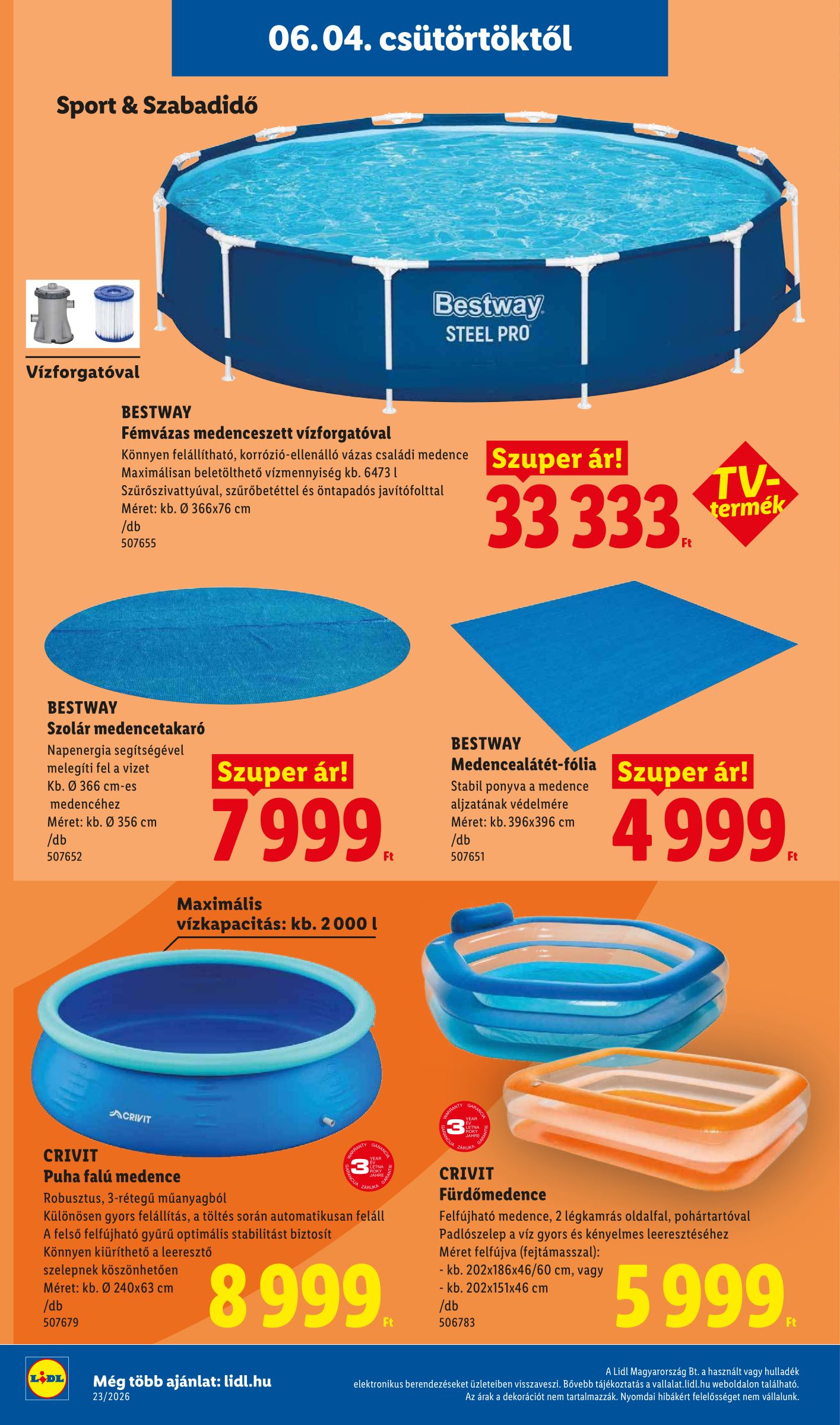 lidl - Lidl hirdetmény a következő hétre csütörtöktől 2026.06.04.-tól szerdától 2026.06.10.-ig - page: 28
