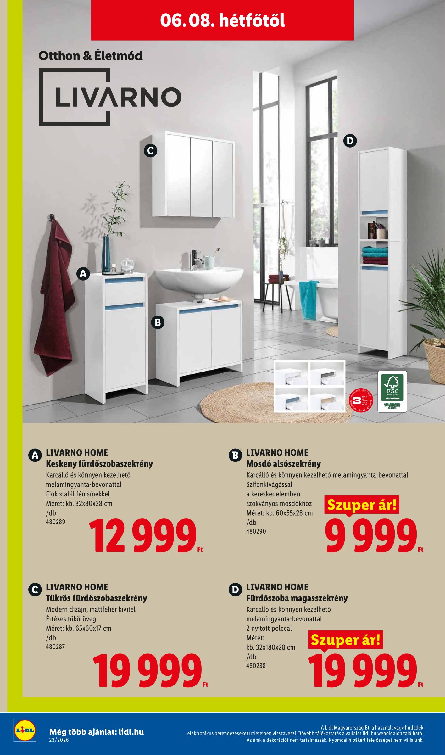 lidl - Lidl hirdetmény a következő hétre csütörtöktől 2026.06.04.-tól szerdától 2026.06.10.-ig - page: 62