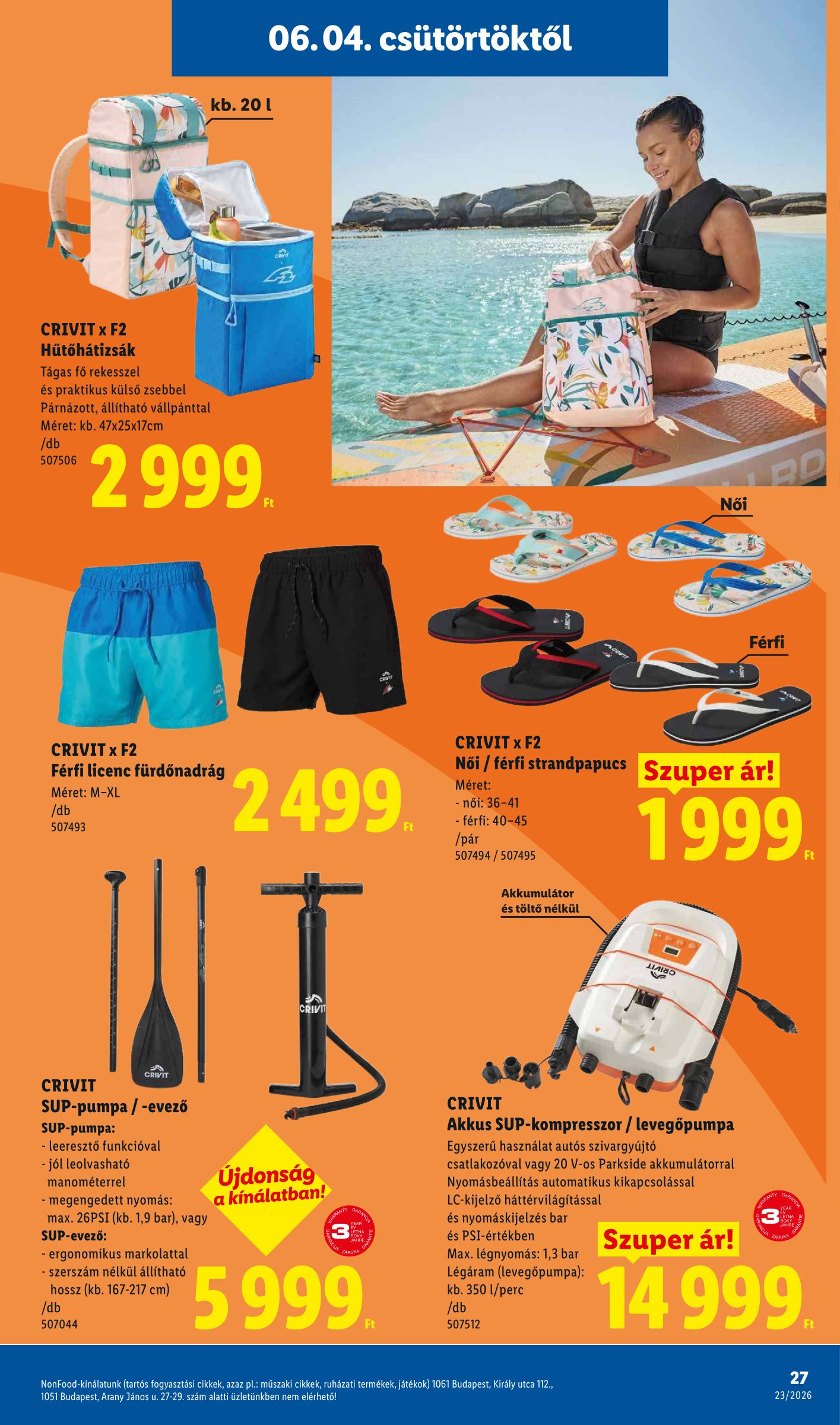 lidl - Lidl hirdetmény a következő hétre csütörtöktől 2026.06.04.-tól szerdától 2026.06.10.-ig - page: 27