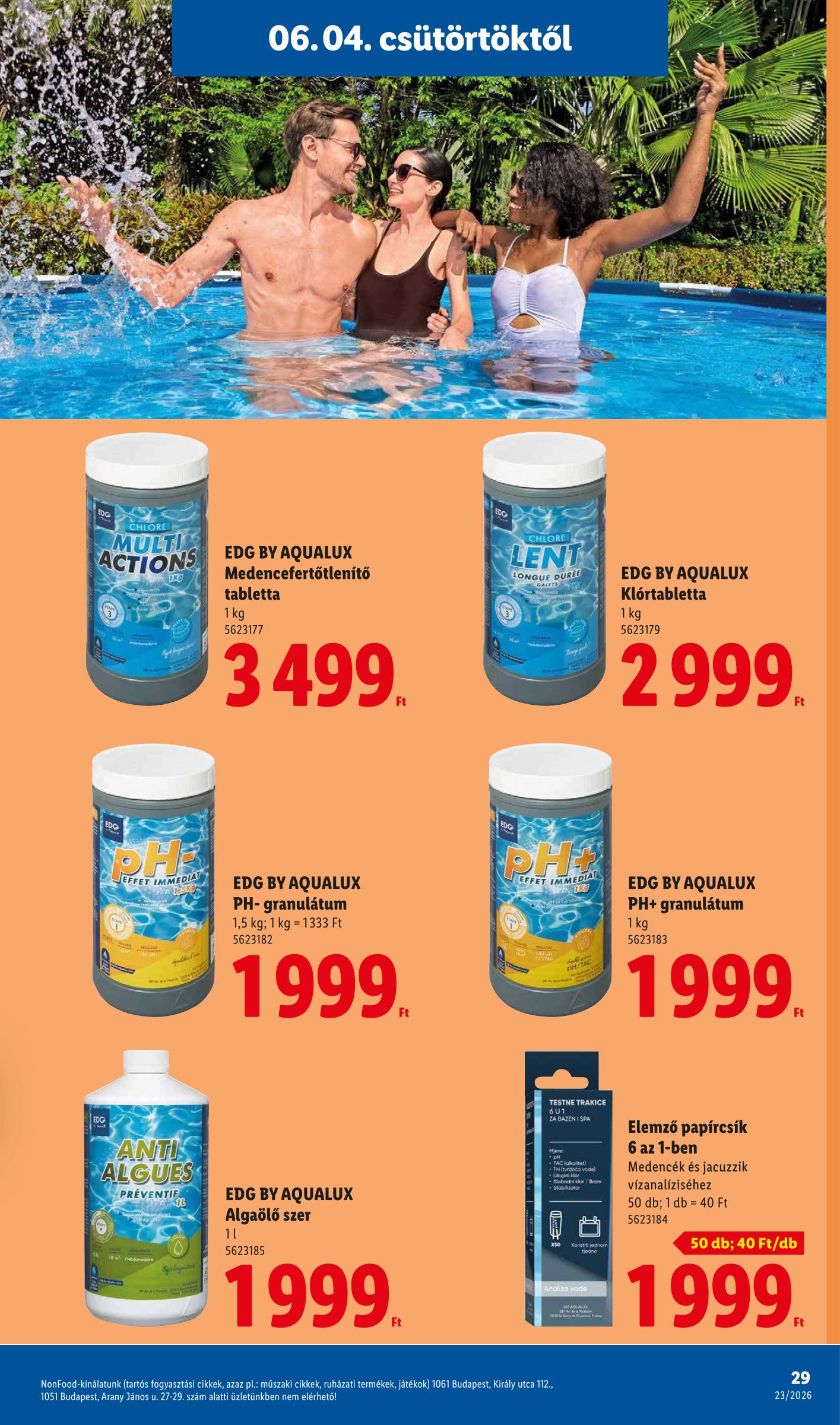 lidl - Lidl hirdetmény a következő hétre csütörtöktől 2026.06.04.-tól szerdától 2026.06.10.-ig - page: 29