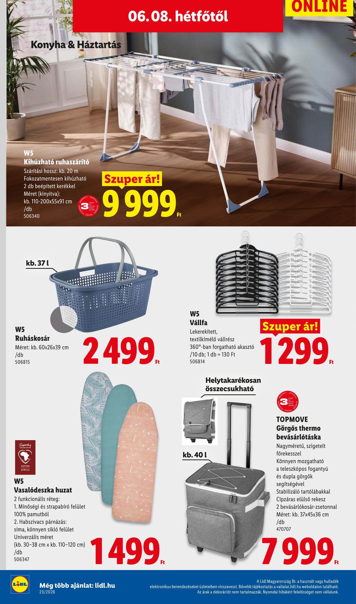 lidl - Lidl hirdetmény a következő hétre csütörtöktől 2026.06.04.-tól szerdától 2026.06.10.-ig - page: 60