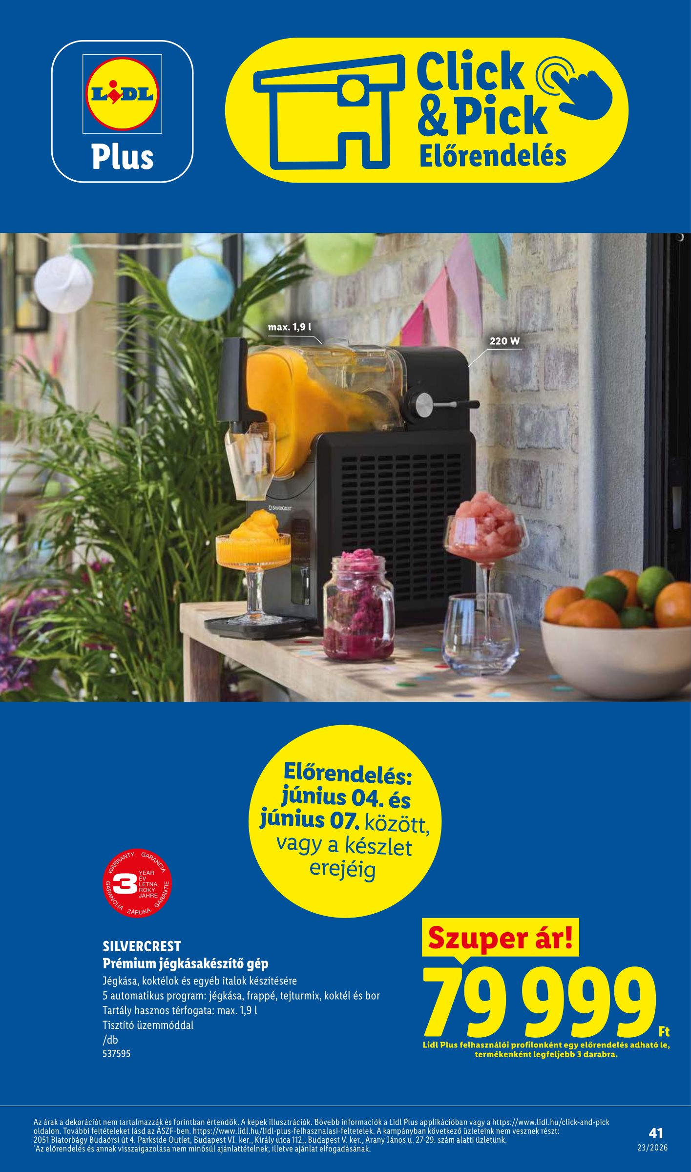lidl - Lidl hirdetmény a következő hétre csütörtöktől 2026.06.04.-tól szerdától 2026.06.10.-ig - page: 41