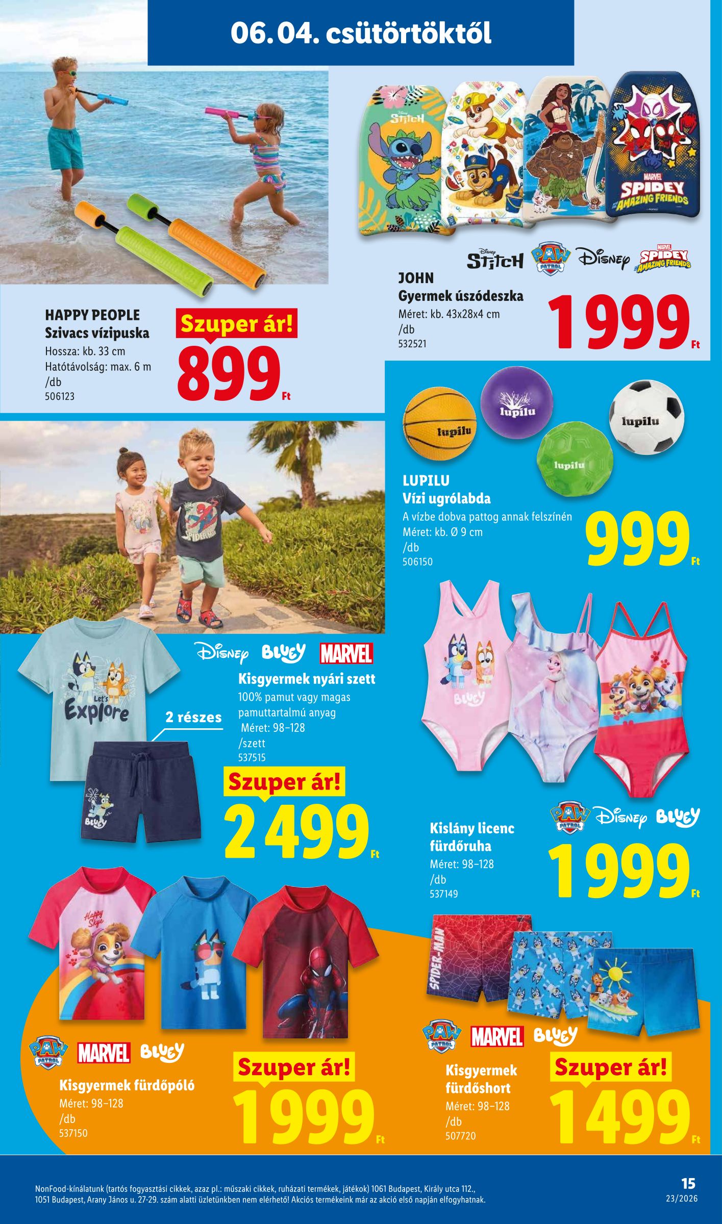 lidl - Lidl - Nonfood hirdetmény a következő hétre csütörtöktől 2026.06.04.-tól szerdától 2026.06.10.-ig - page: 15