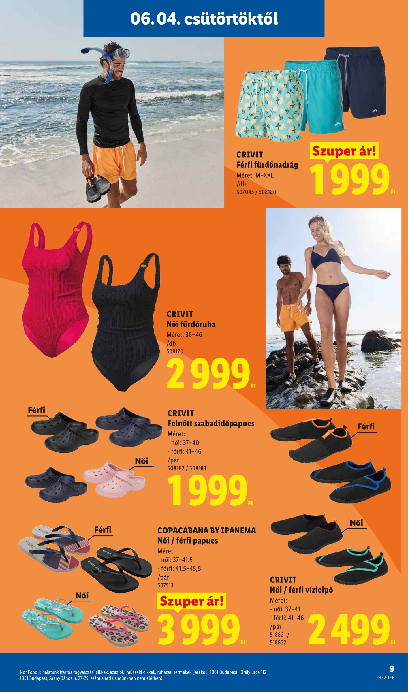 lidl - Lidl - Nonfood hirdetmény a következő hétre csütörtöktől 2026.06.04.-tól szerdától 2026.06.10.-ig - page: 9