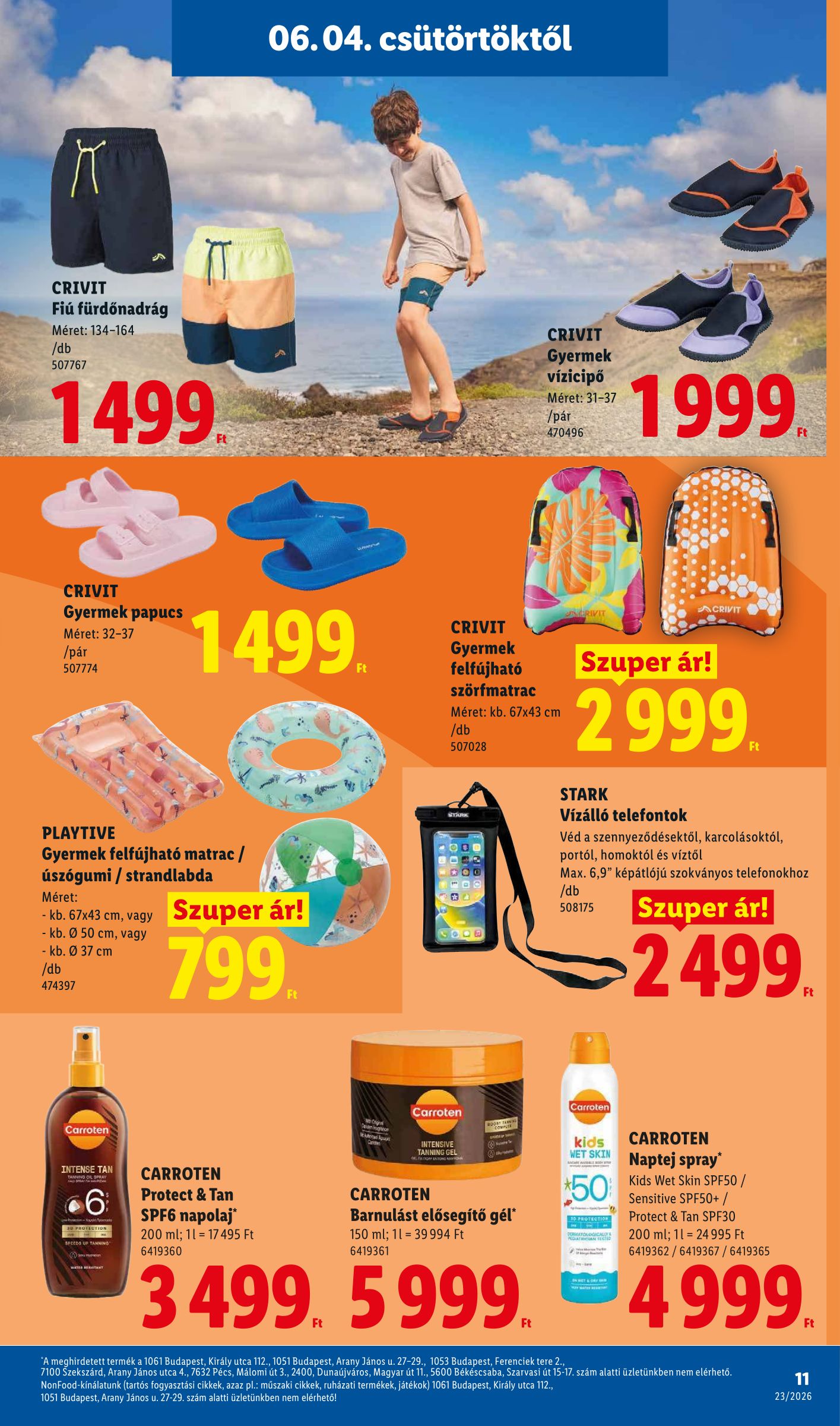 lidl - Lidl - Nonfood hirdetmény a következő hétre csütörtöktől 2026.06.04.-tól szerdától 2026.06.10.-ig - page: 11