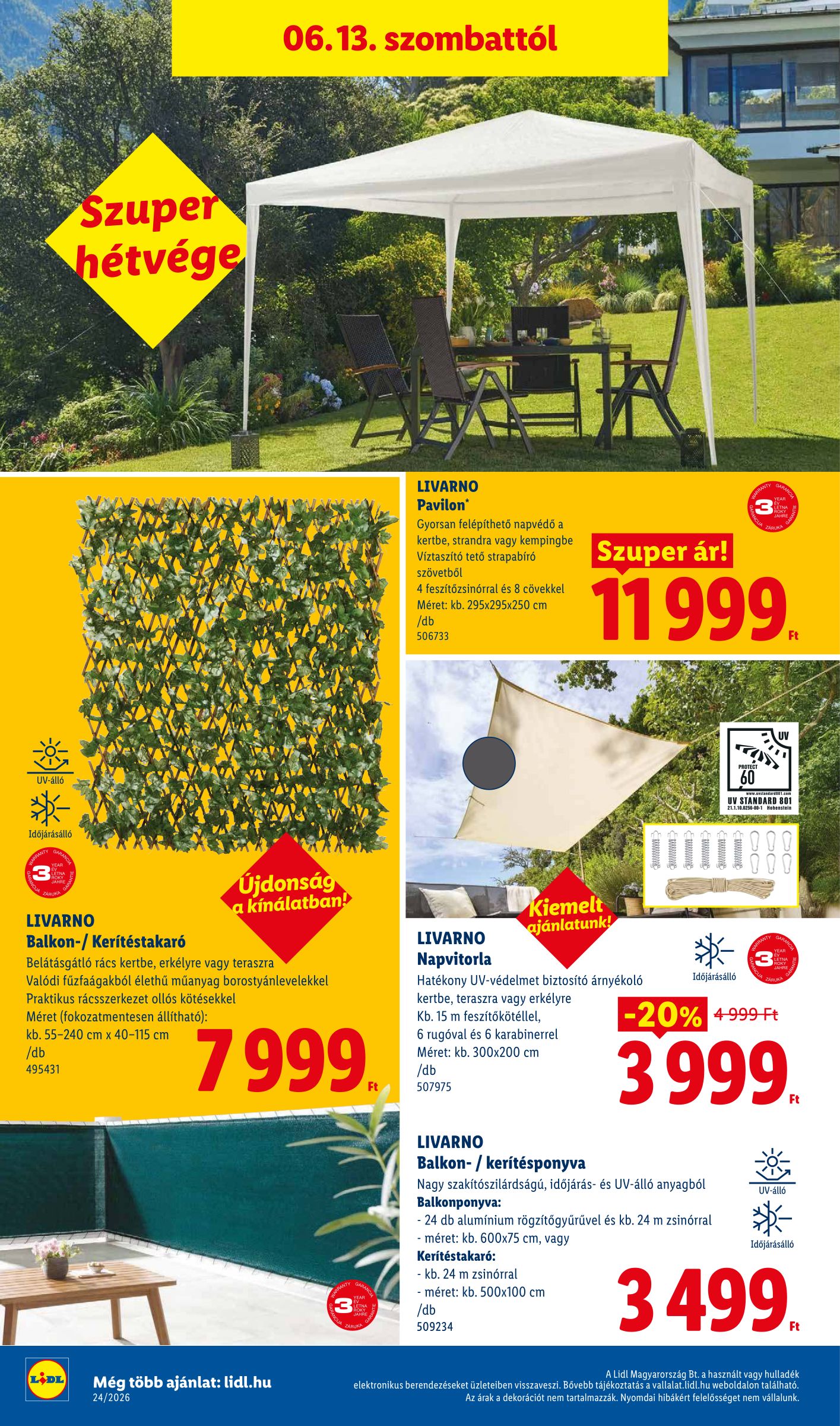 lidl - Lidl - Nonfood hirdetmény a következő hétre csütörtöktől 2026.06.11.-tól szerdától 2026.06.17.-ig - page: 14
