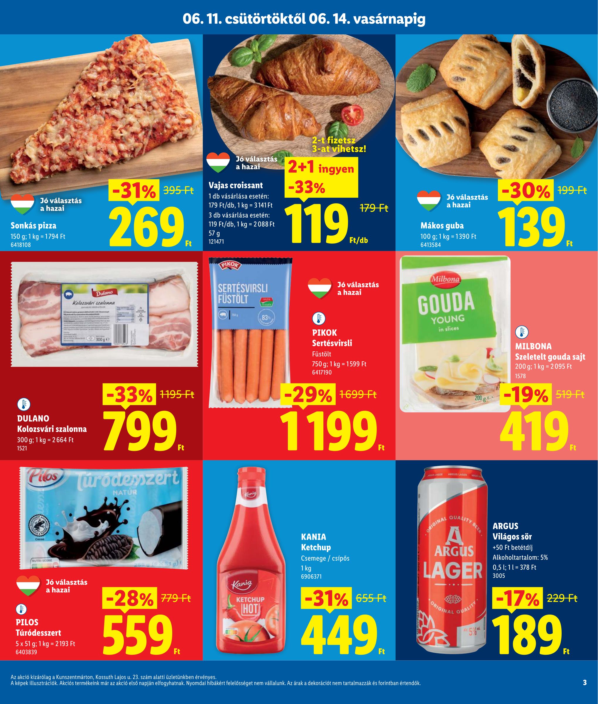 lidl - Lidl - Kunszentmárton hirdetmény a következő hétre csütörtöktől 2026.06.11.-tól vasárnaptól 2026.06.14.-ig - page: 3