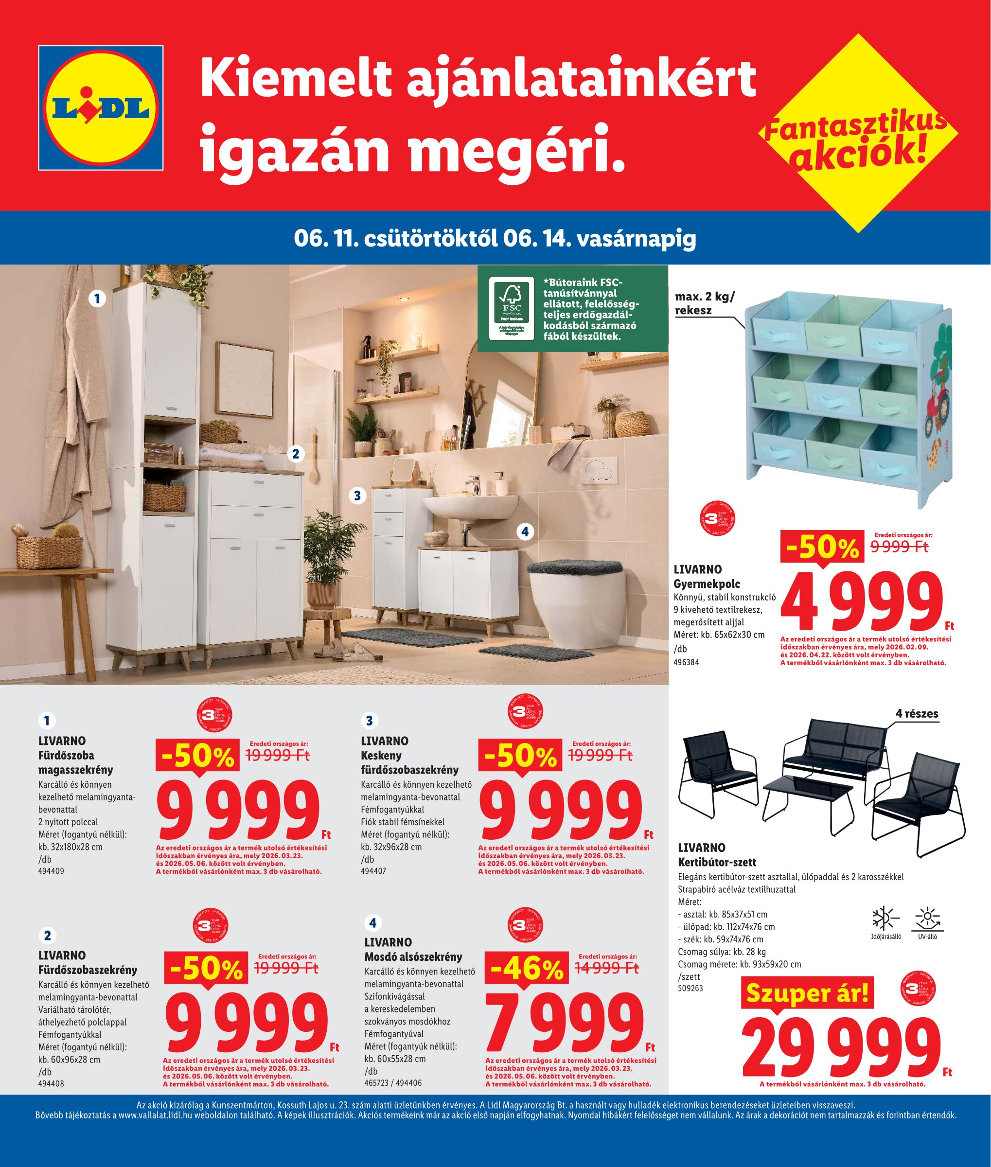 lidl - Lidl - Kunszentmárton hirdetmény a következő hétre csütörtöktől 2026.06.11.-tól vasárnaptól 2026.06.14.-ig - page: 4