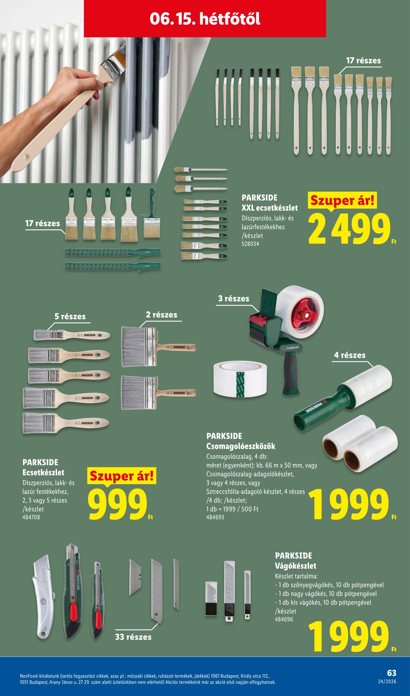 lidl - Lidl hirdetmény a következő hétre csütörtöktől 2026.06.11.-tól szerdától 2026.06.17.-ig - page: 63