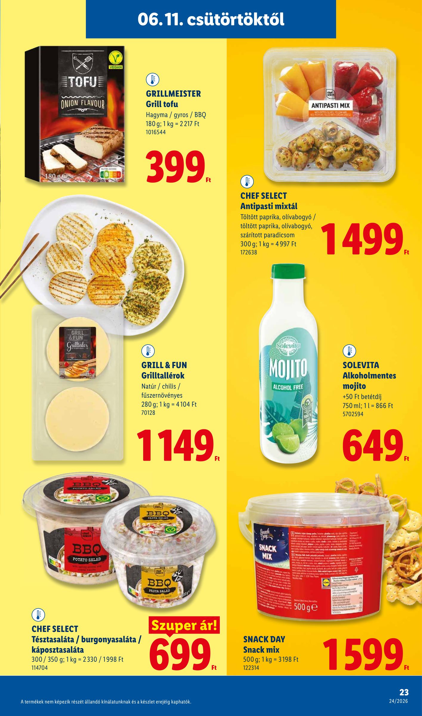 lidl - Lidl hirdetmény a következő hétre csütörtöktől 2026.06.11.-tól szerdától 2026.06.17.-ig - page: 23