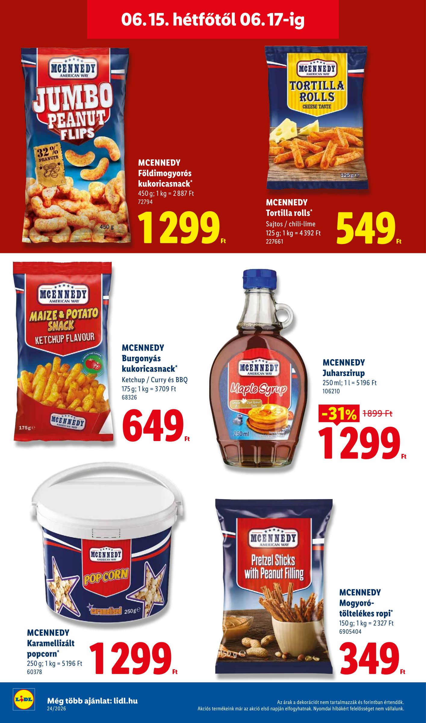 lidl - Lidl hirdetmény a következő hétre csütörtöktől 2026.06.11.-tól szerdától 2026.06.17.-ig - page: 82
