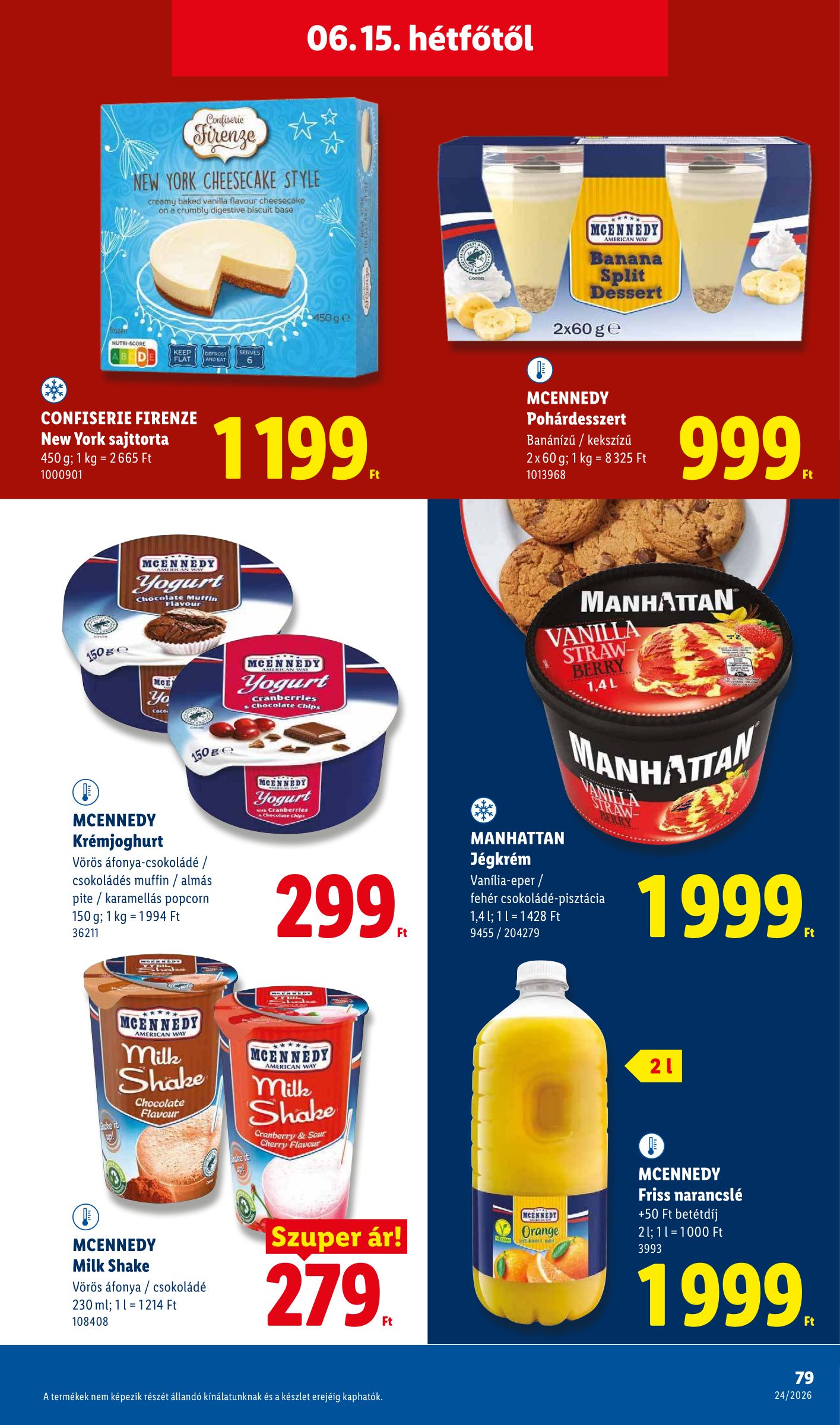 lidl - Lidl hirdetmény a következő hétre csütörtöktől 2026.06.11.-tól szerdától 2026.06.17.-ig - page: 79