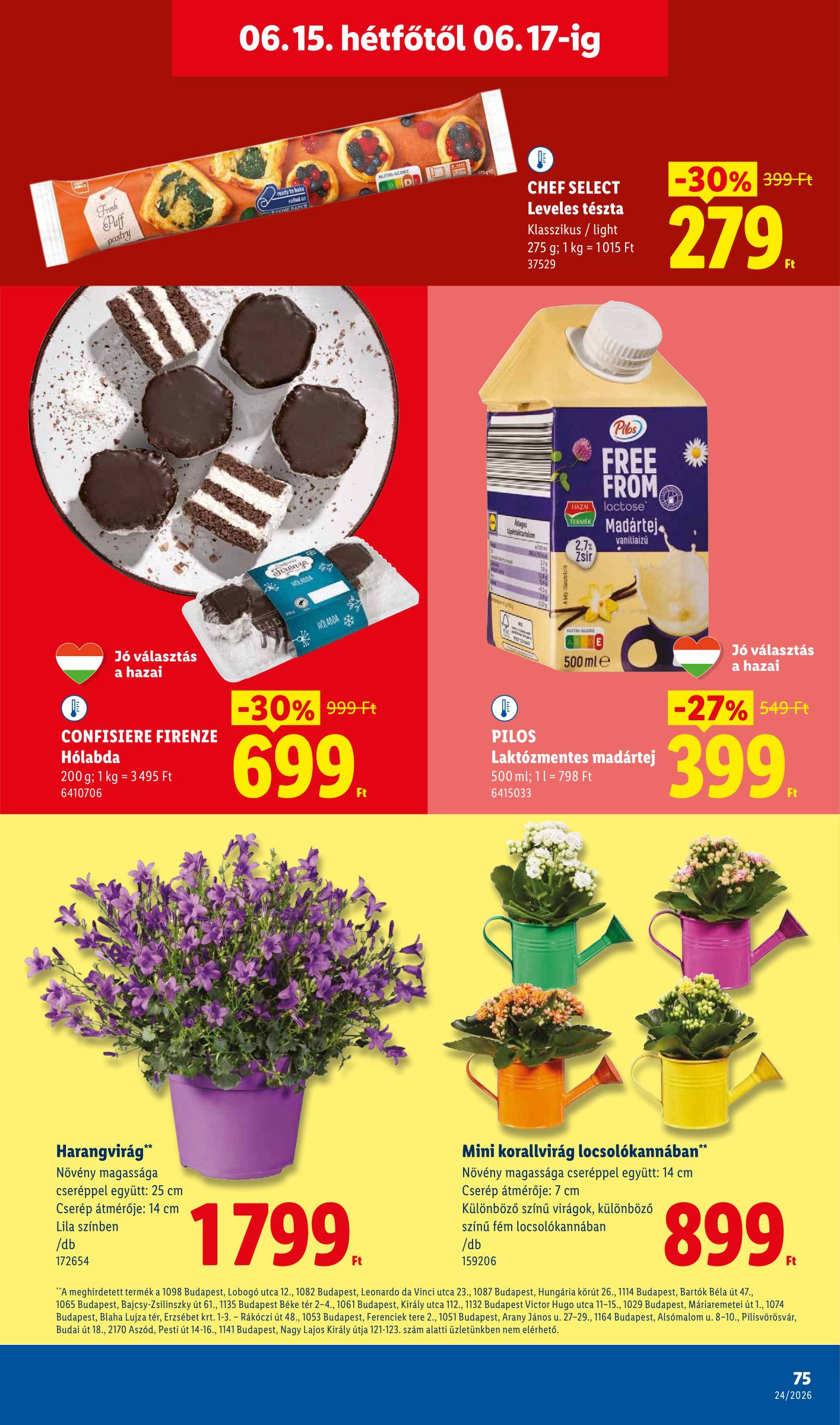 lidl - Aktuális Lidl szórólap érvényes csütörtöktől 2026.06.11.-től szerdától 2026.06.17.-ig - page: 75
