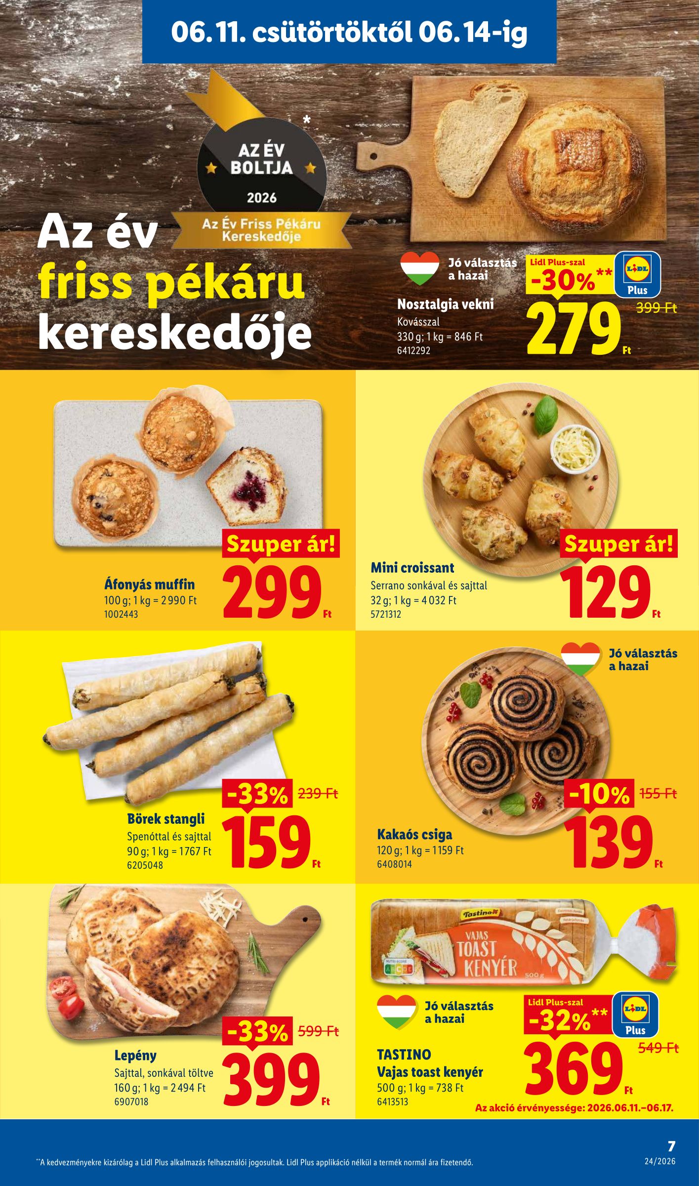 lidl - Aktuális Lidl szórólap érvényes csütörtöktől 2026.06.11.-től szerdától 2026.06.17.-ig - page: 7