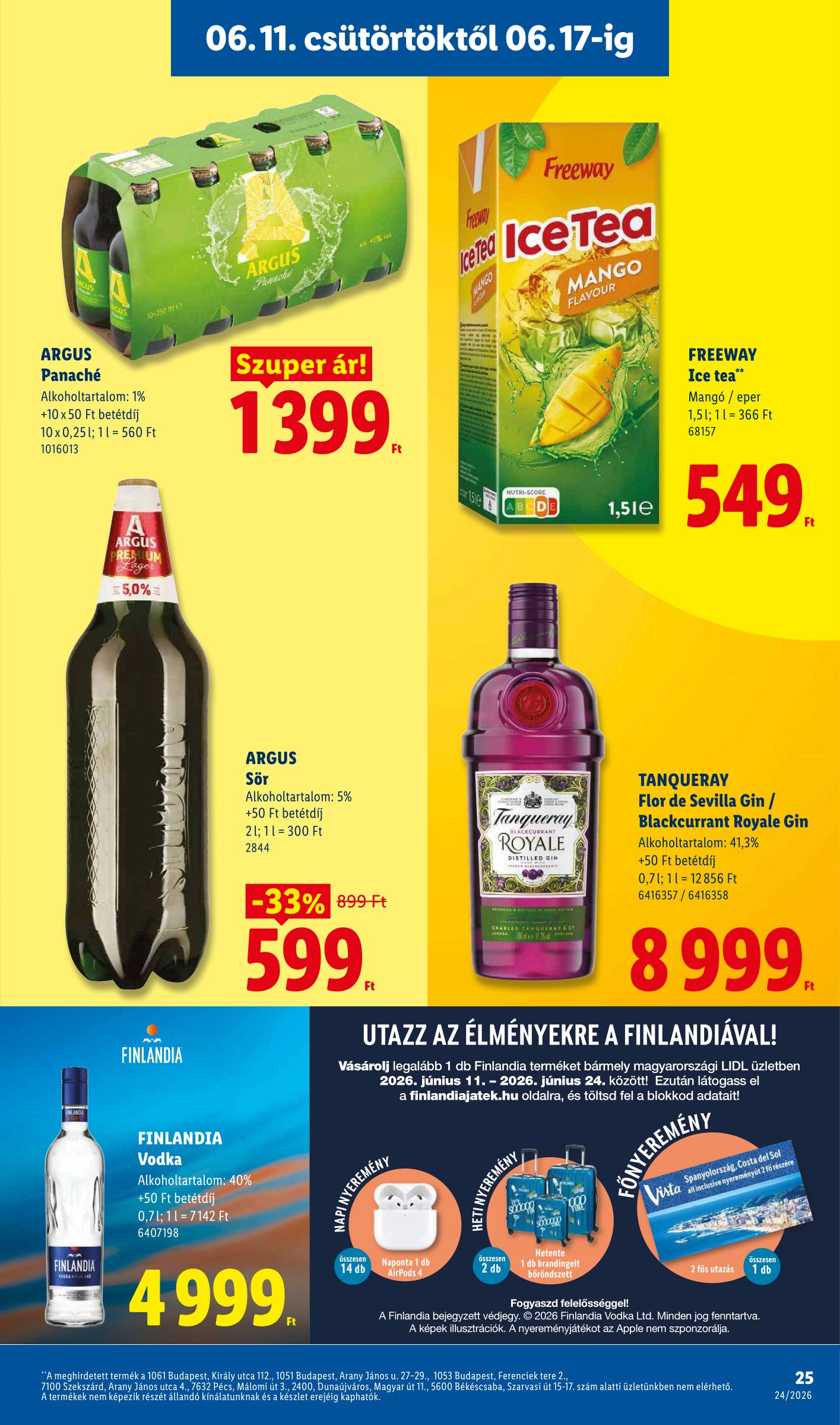 lidl - Aktuális Lidl szórólap érvényes csütörtöktől 2026.06.11.-től szerdától 2026.06.17.-ig - page: 25