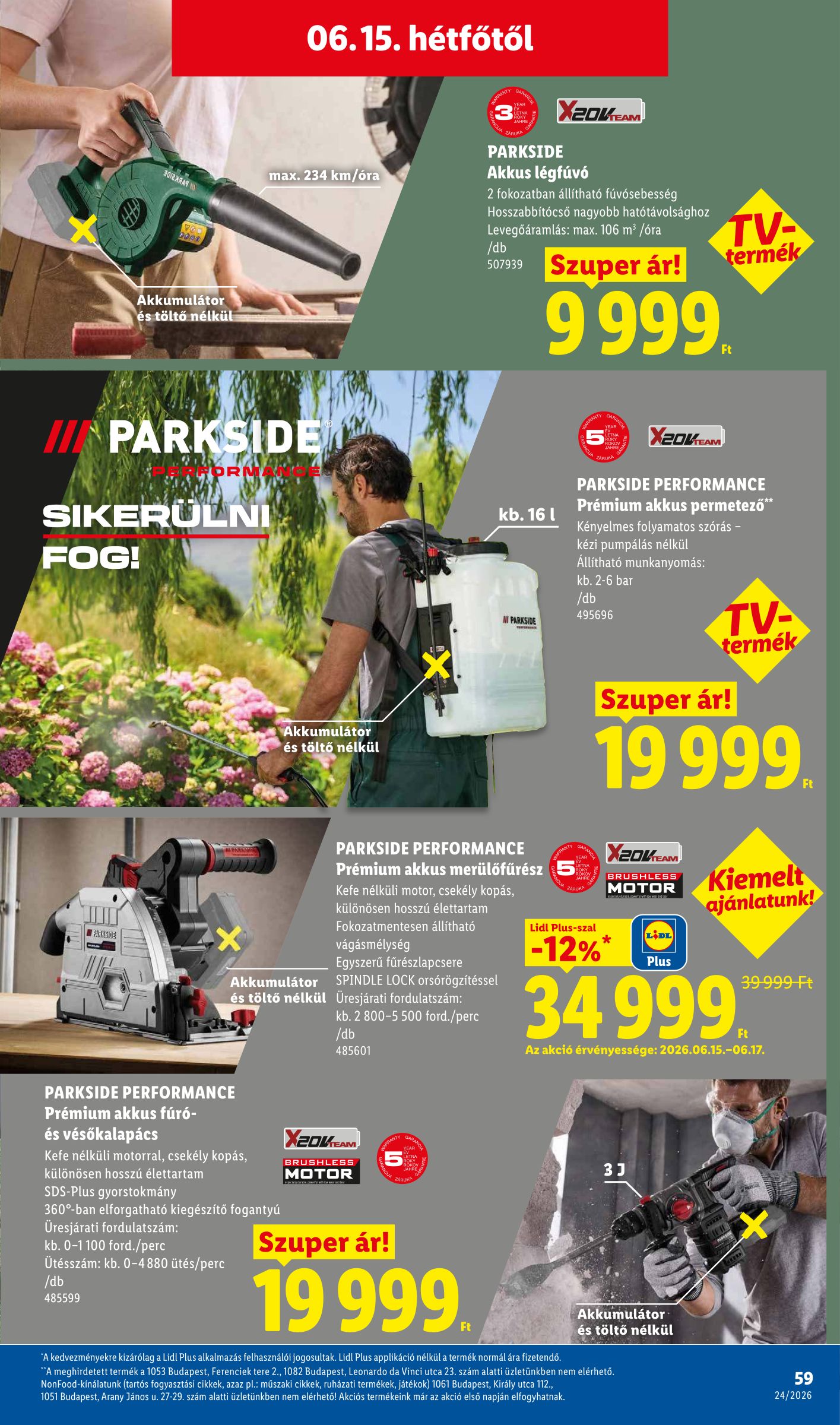 lidl - Aktuális Lidl szórólap érvényes csütörtöktől 2026.06.11.-től szerdától 2026.06.17.-ig - page: 59