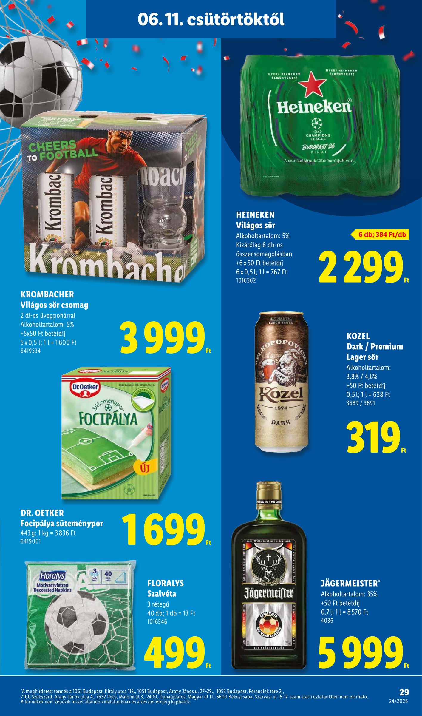 lidl - Aktuális Lidl szórólap érvényes csütörtöktől 2026.06.11.-től szerdától 2026.06.17.-ig - page: 29